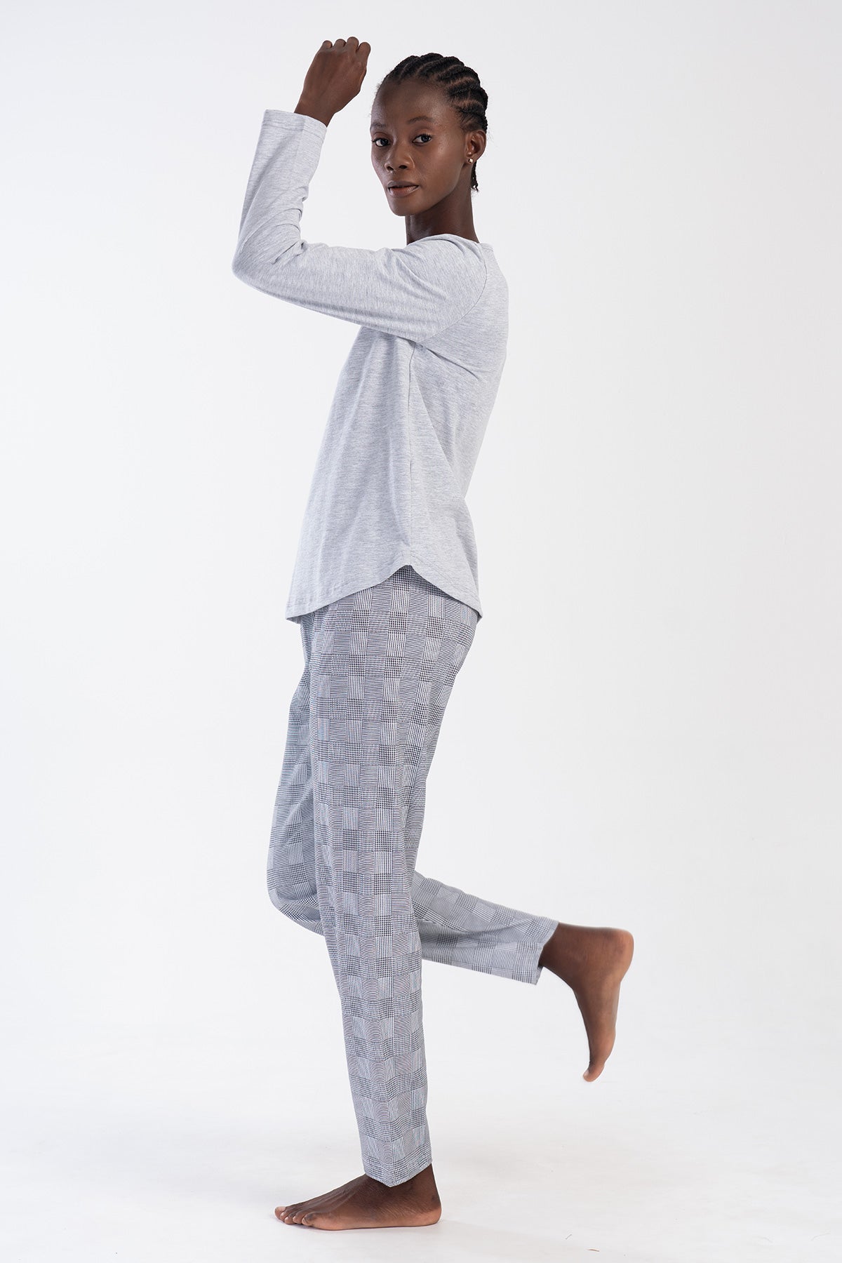 Woman Supreme Gray Miman Pyjama Set