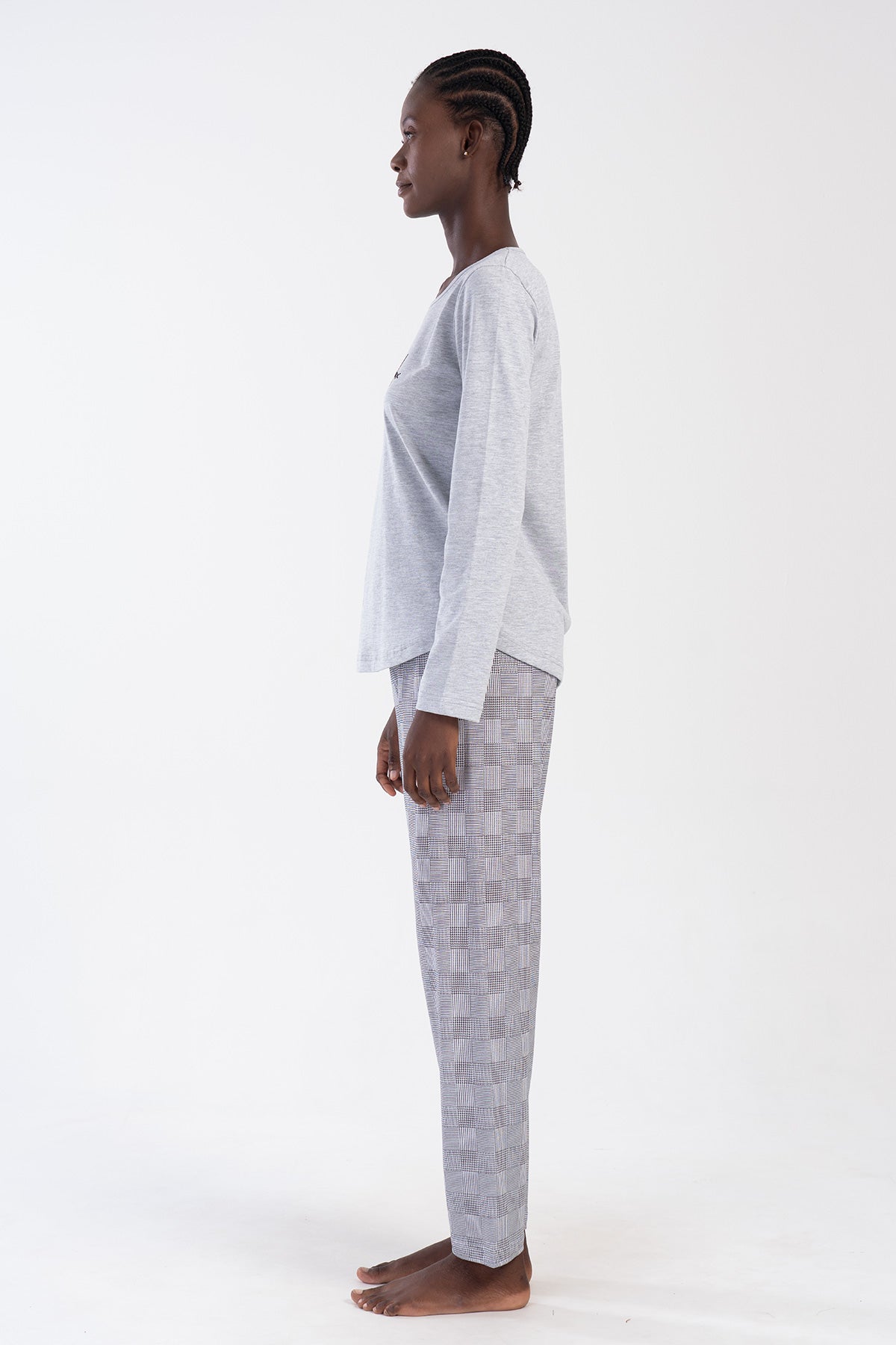 Woman Supreme Gray Miman Pyjama Set