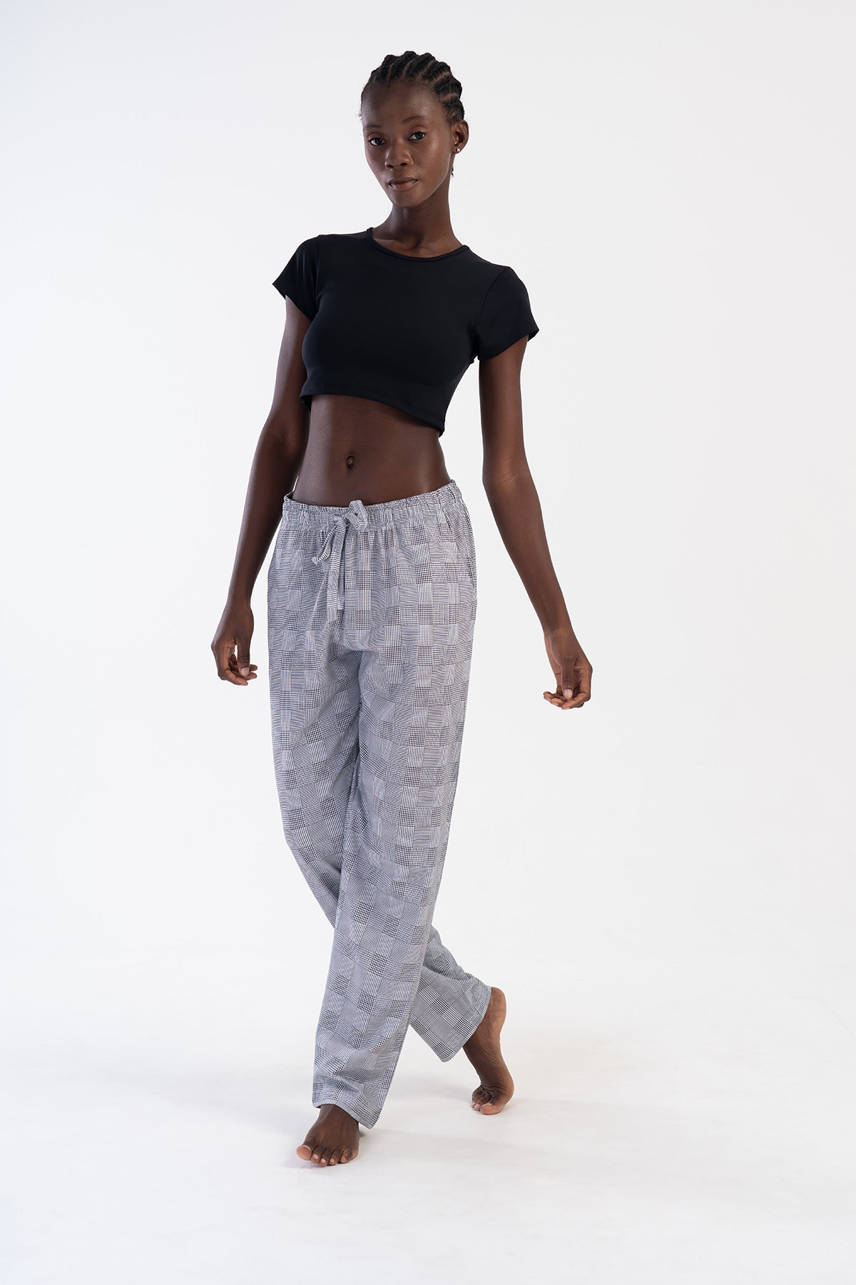 Woman Supreme Gray Big Size Pyjama Separate