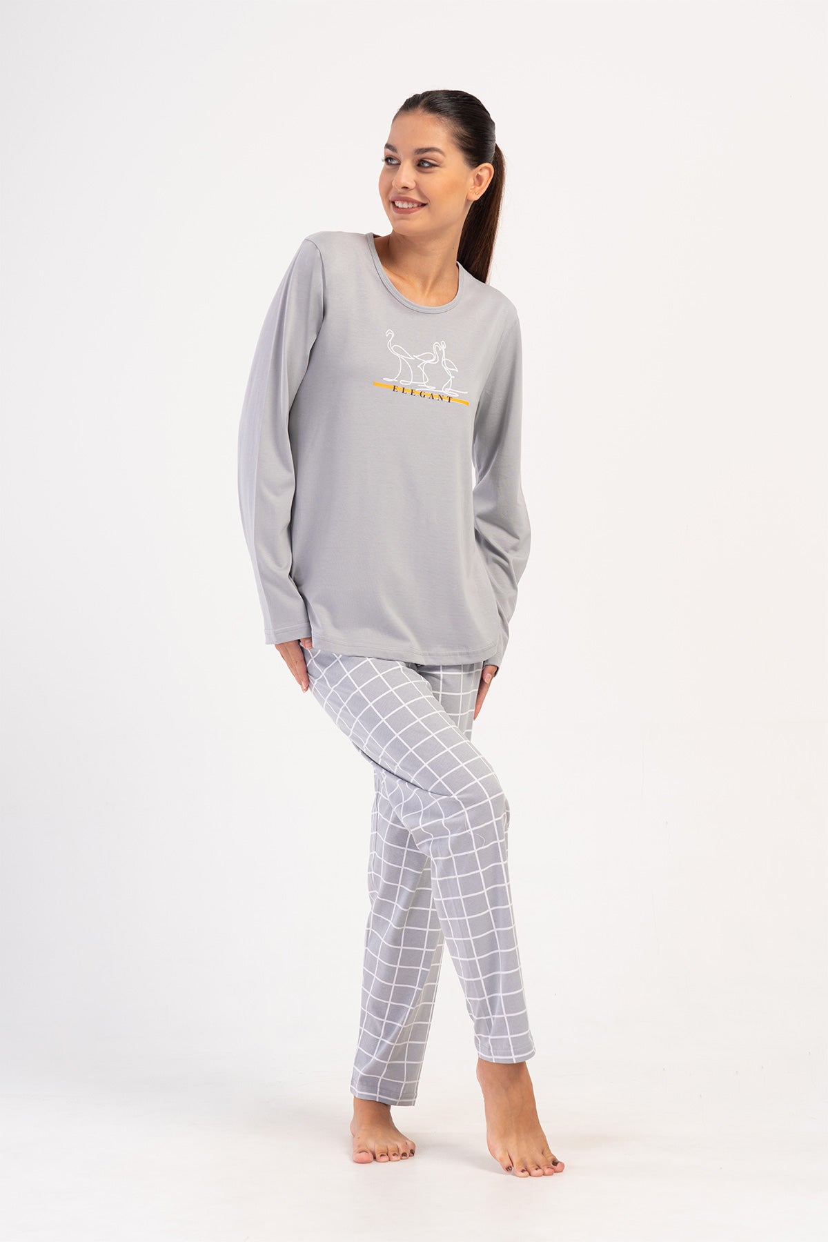 Woman Stone Big Size Supreme Pyjama Set