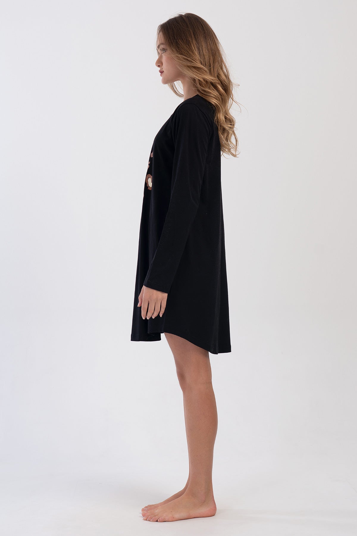 Woman Supreme Big Size Black Tunic