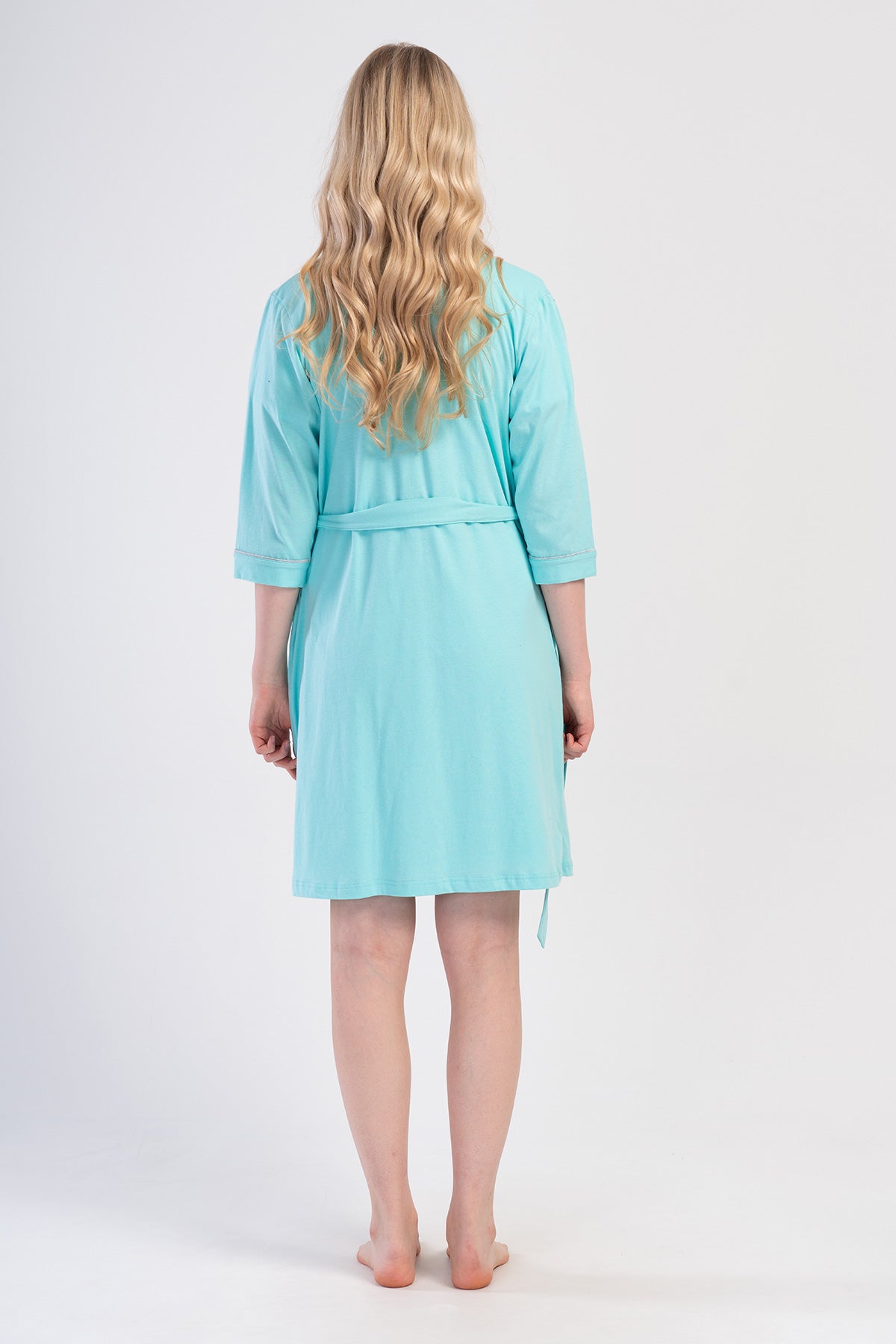 KADIN P.SUPREM CIFT PATLI KISA KOL HAMILE TUNIK+3/4KOL CEPLI SABAHLIK TAKIM