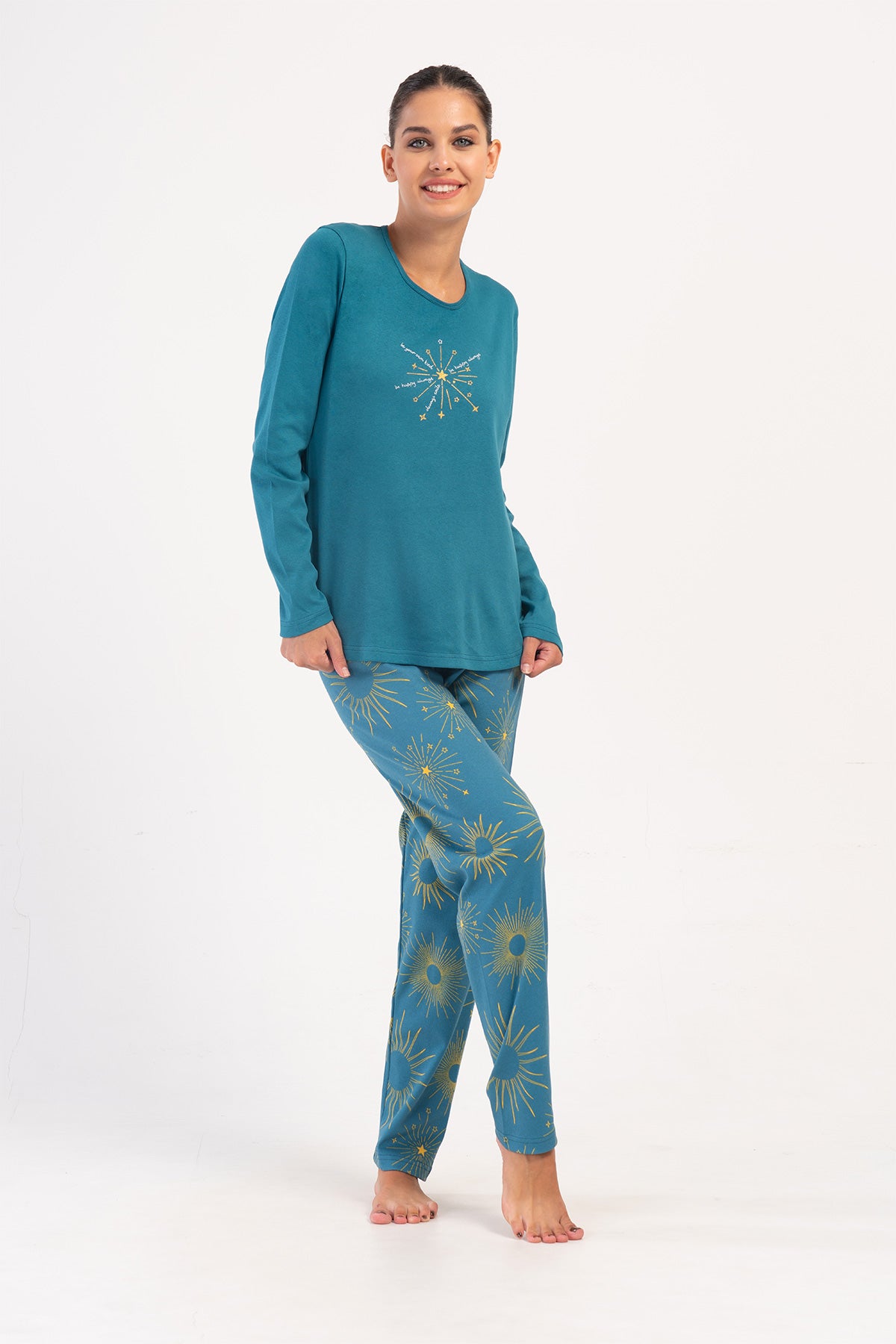 Woman Silver Big Size Interlock Pyjama Set
