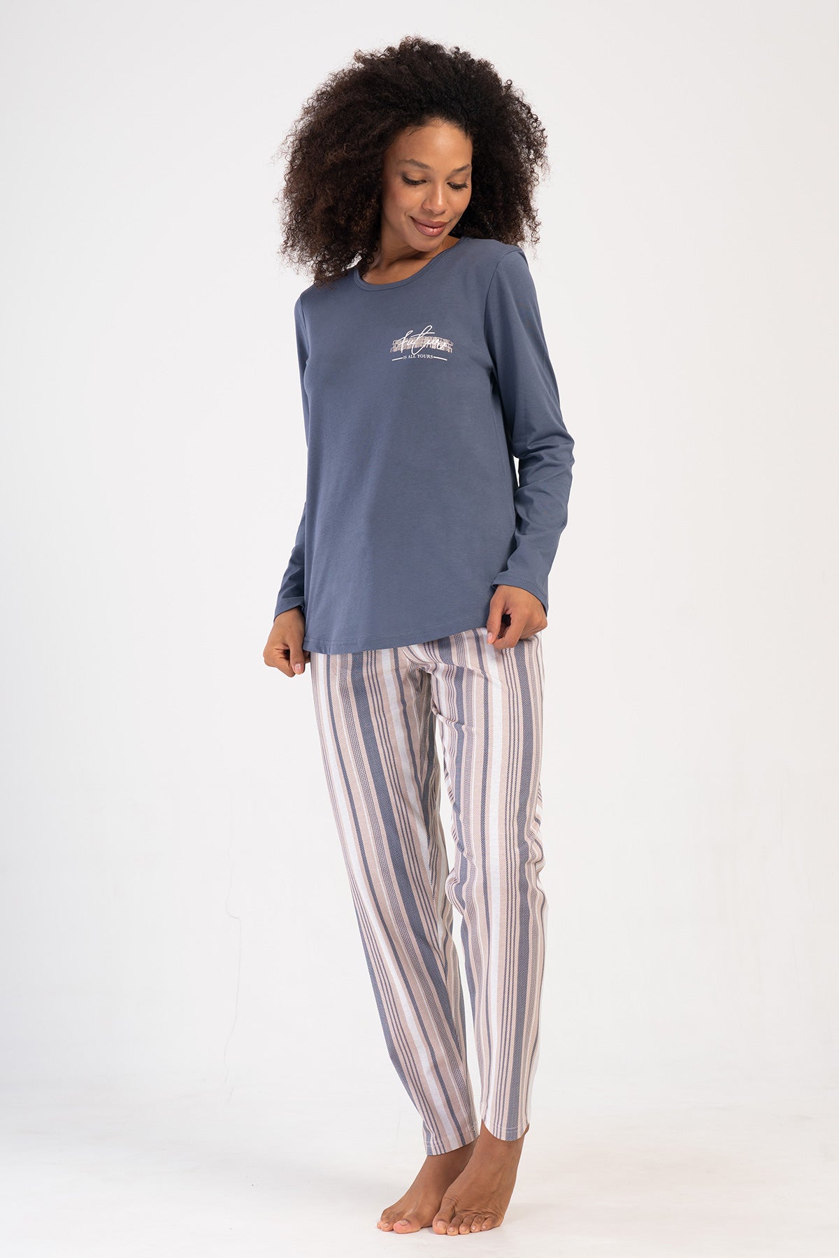 Woman Supreme Big Size Mesta Pyjama Set