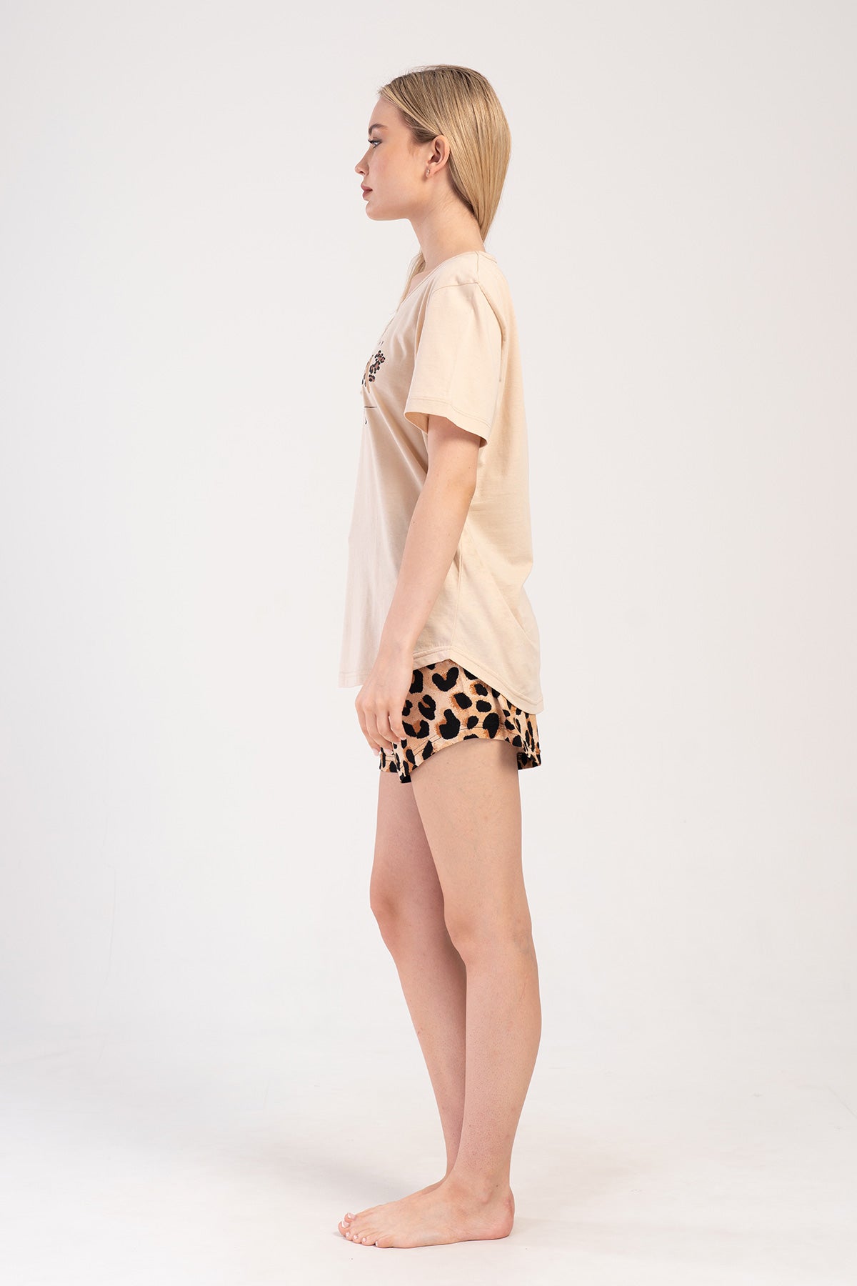 Woman Supreme Leopard Short Set