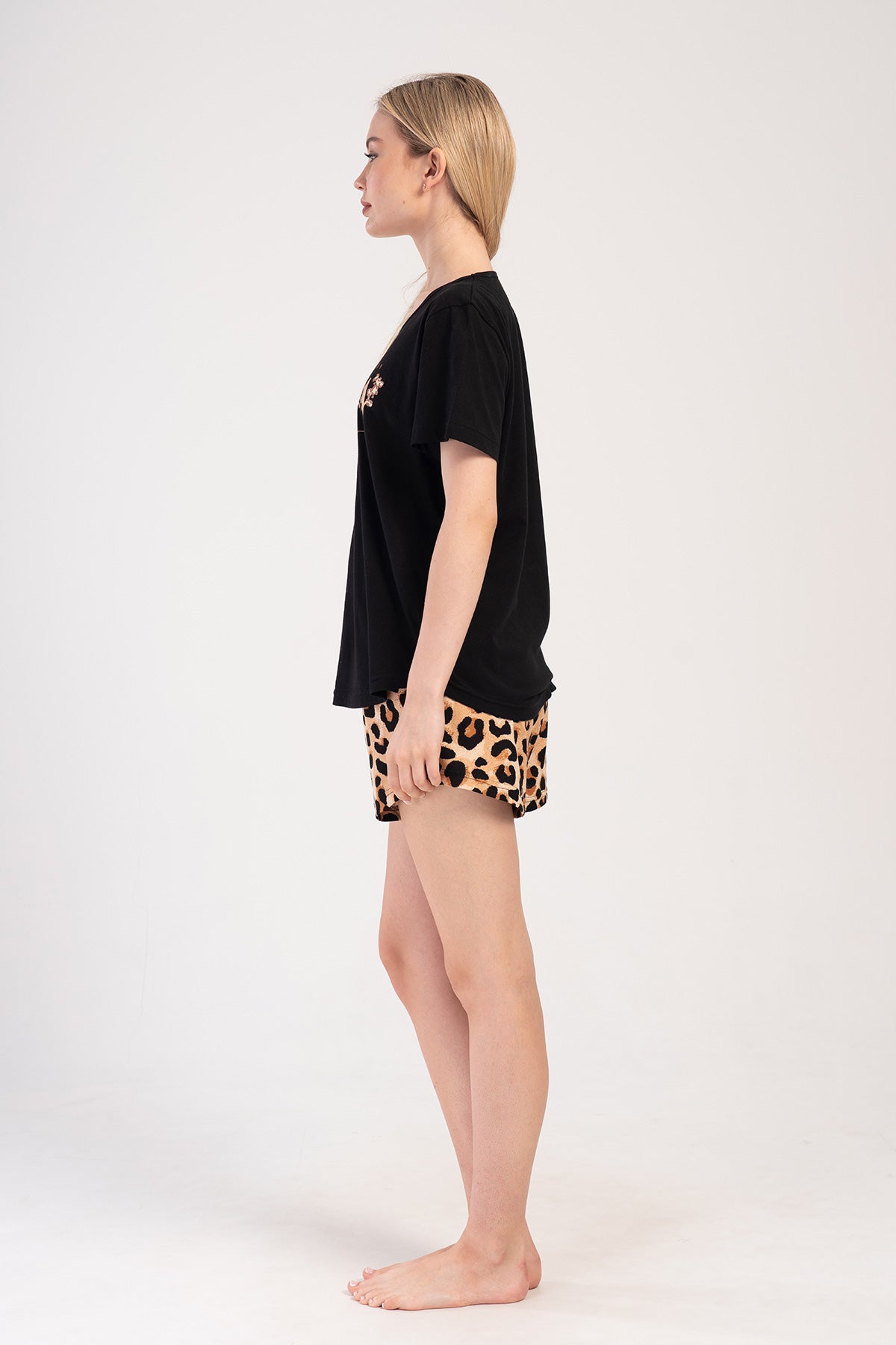 Woman Supreme Leopard Short Set