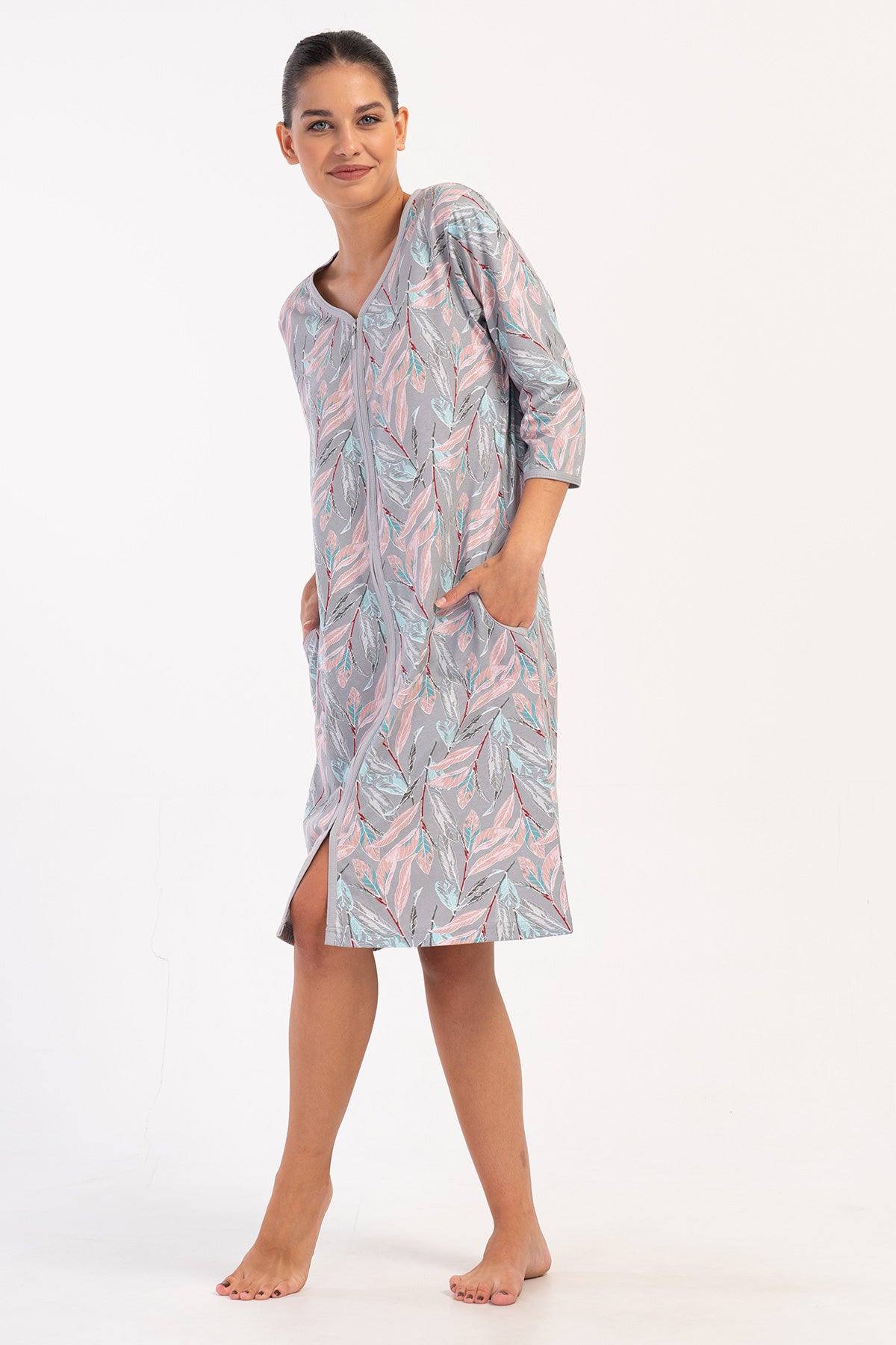 Woman Mesa Supreme Zipper Detail Home Dress