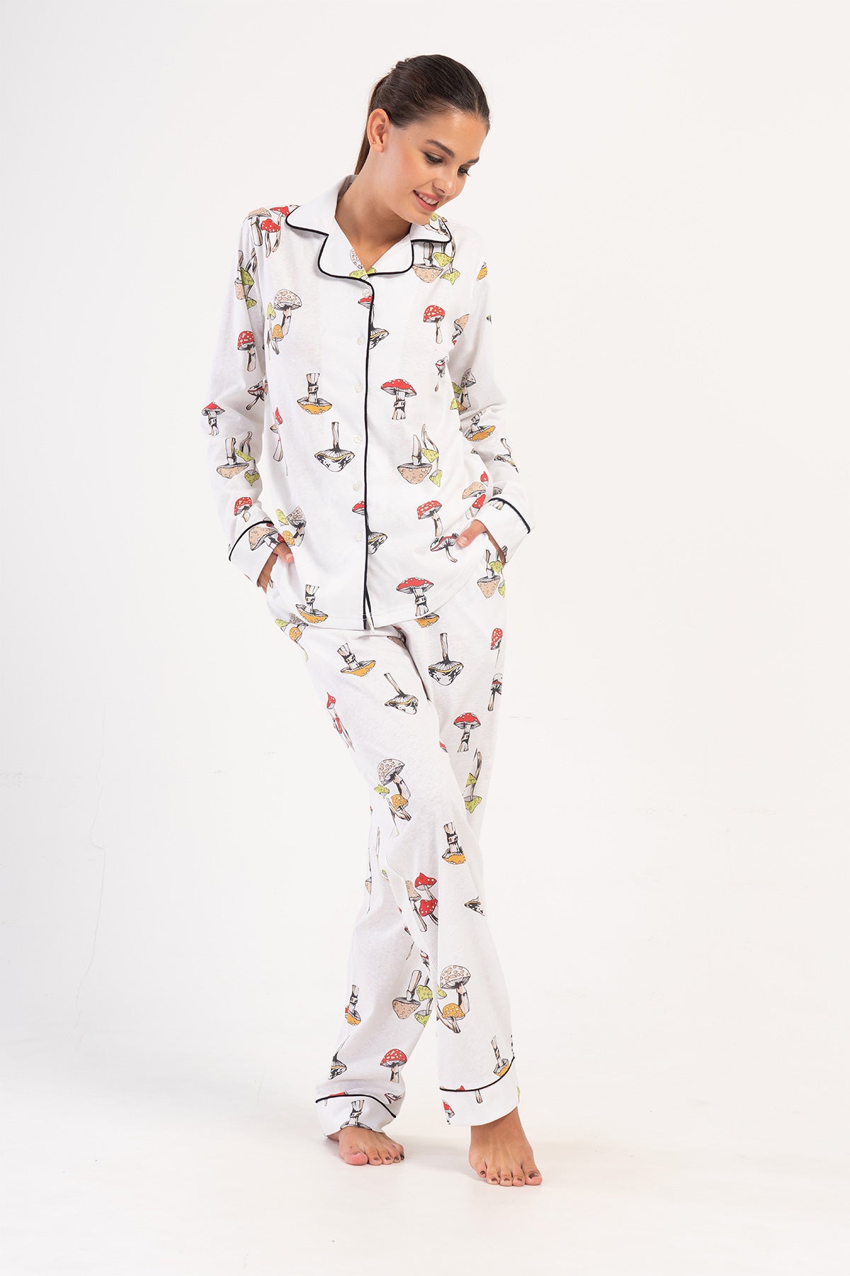 Woman Supreme Petra Shirt Neck Pyjama Set