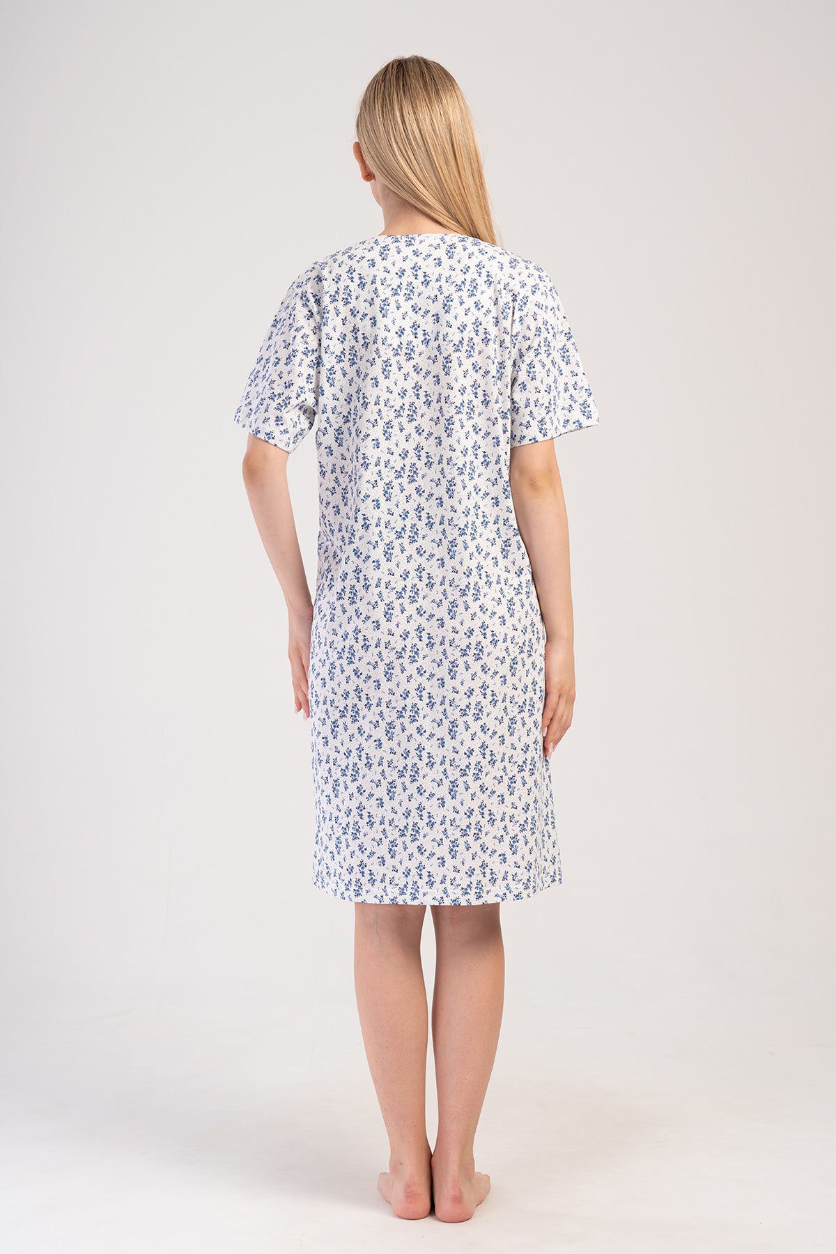 Woman Ane Supreme Buttoned Short Sleeve Pregnant Tunic