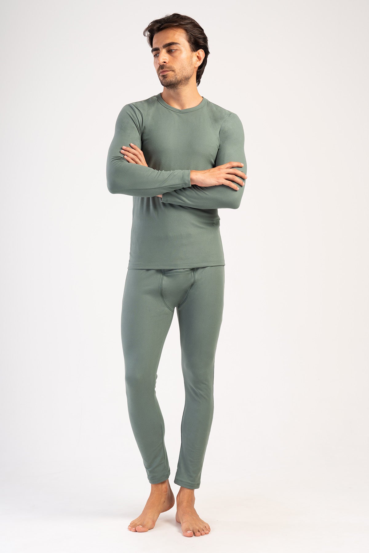 ERKEK COMFORT O YAKA UZUN KOL ICLIK TAKIM