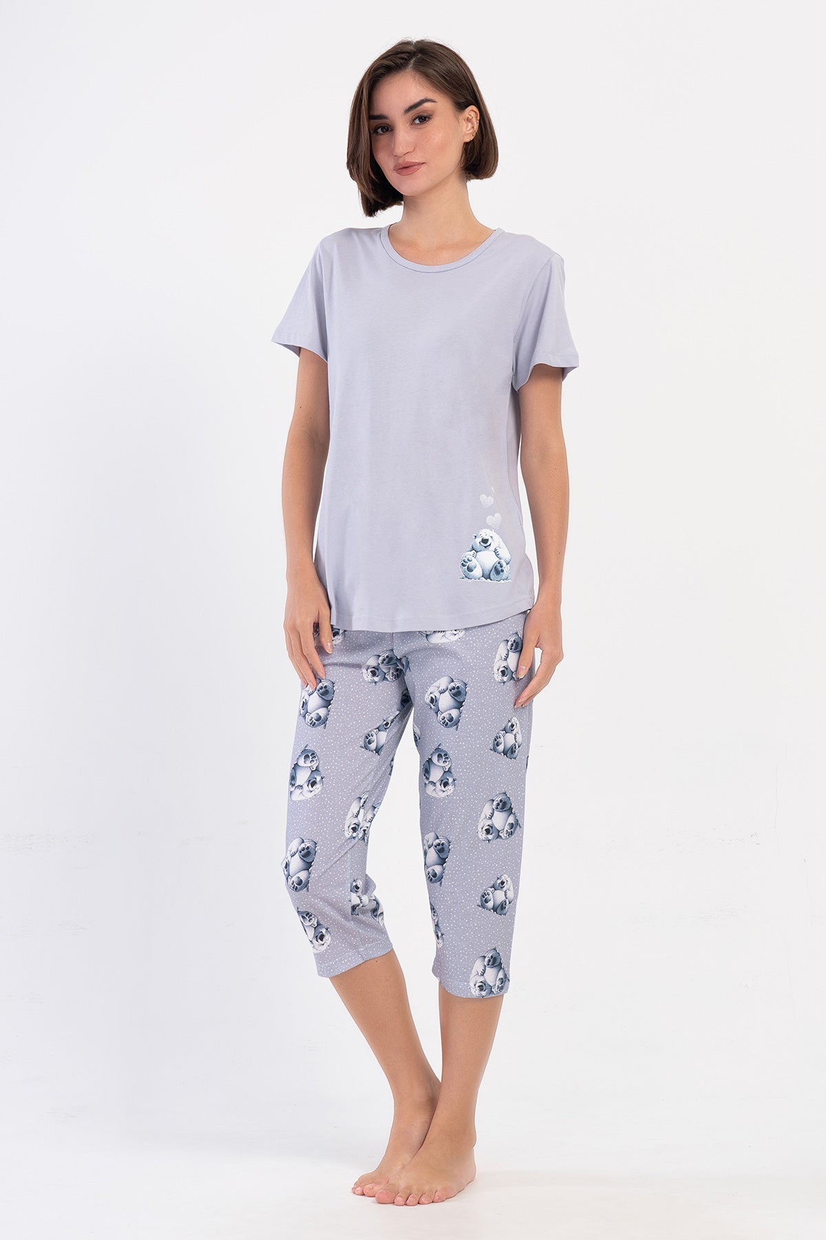 KADIN P.SUPREM O YAKA KISA KOL ETEGI OVAL KAPRI TAKIM