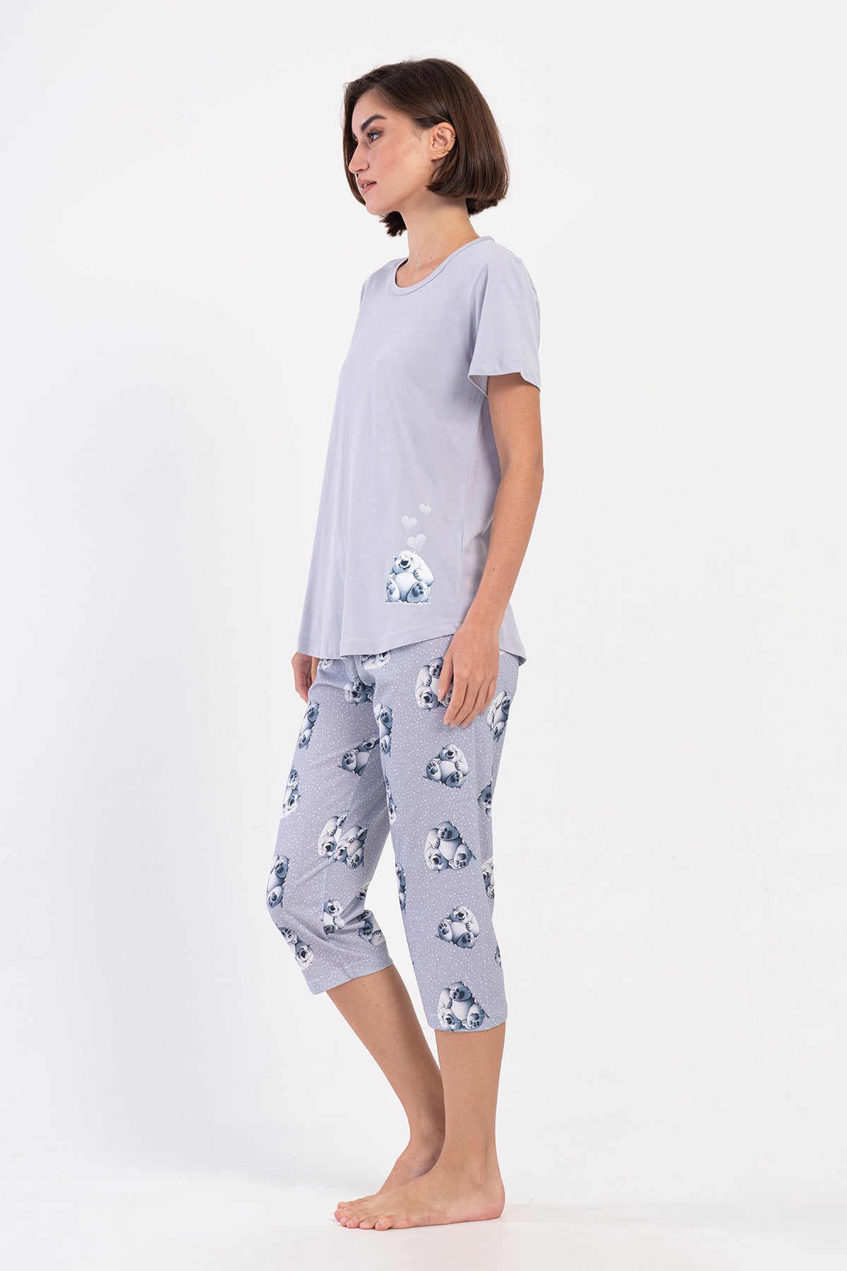 KADIN P.SUPREM O YAKA KISA KOL ETEGI OVAL KAPRI TAKIM