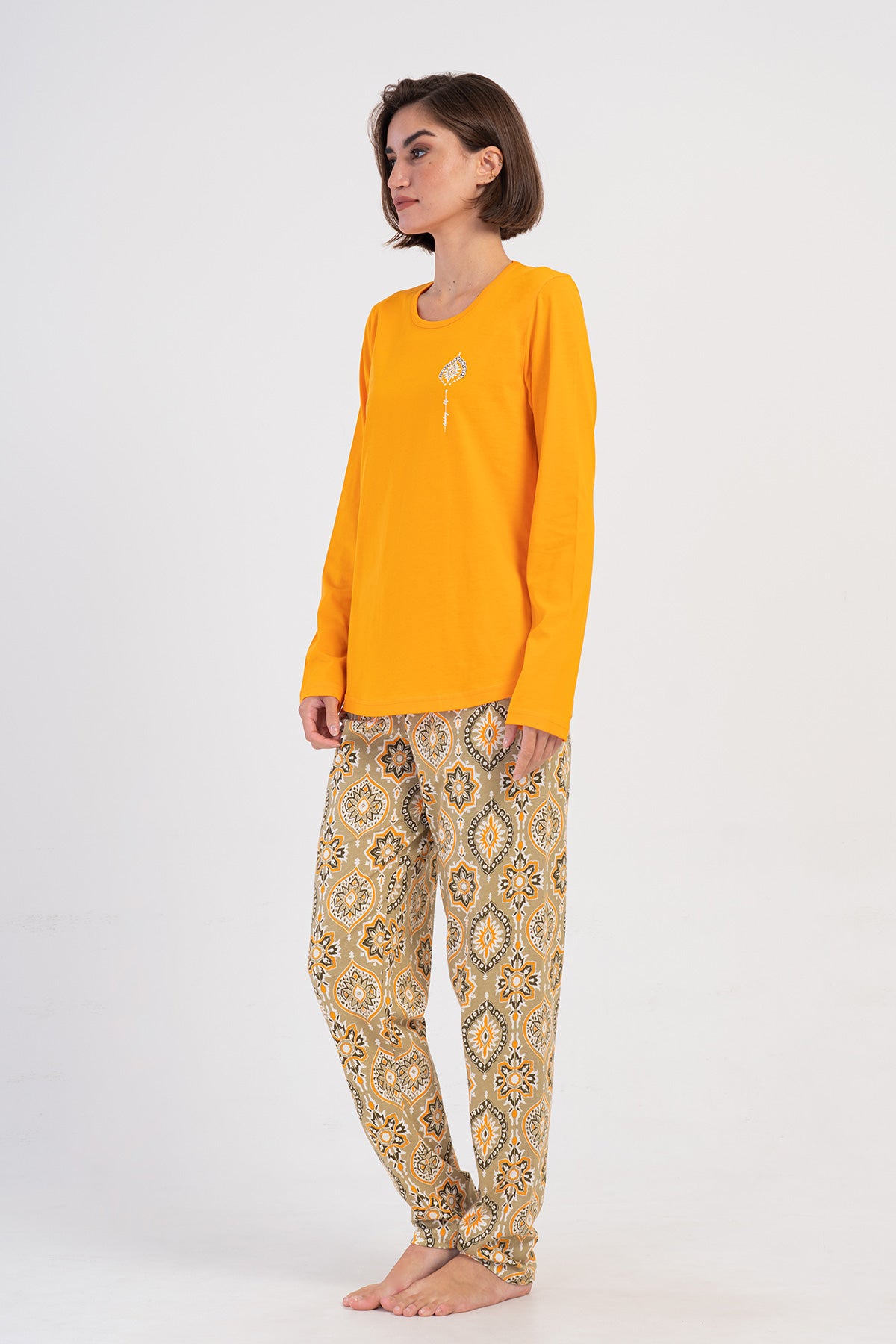 Woman Supreme Big Size Melan Pyjama Set