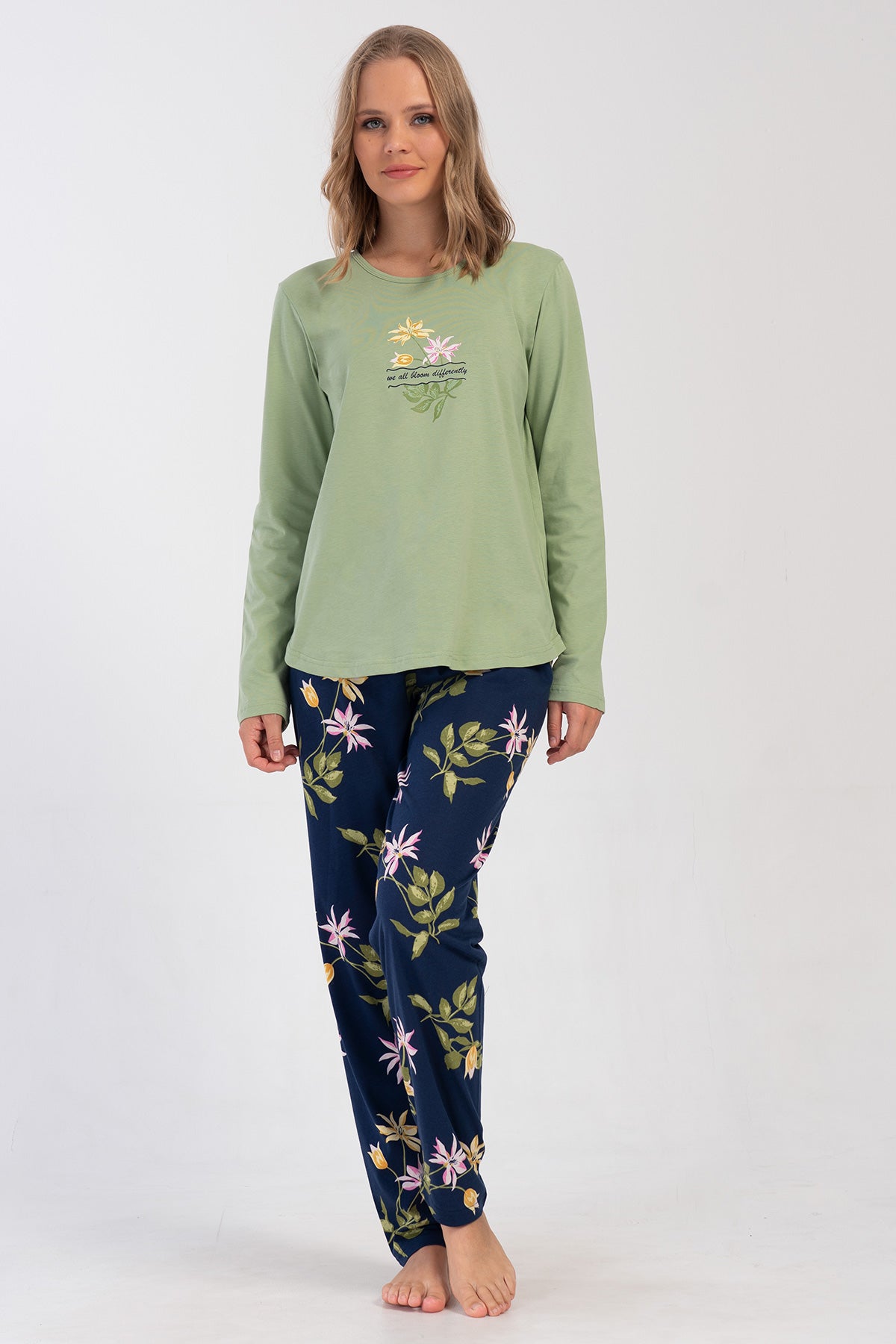 Woman Supreme Big Size Forest Pyjama Set
