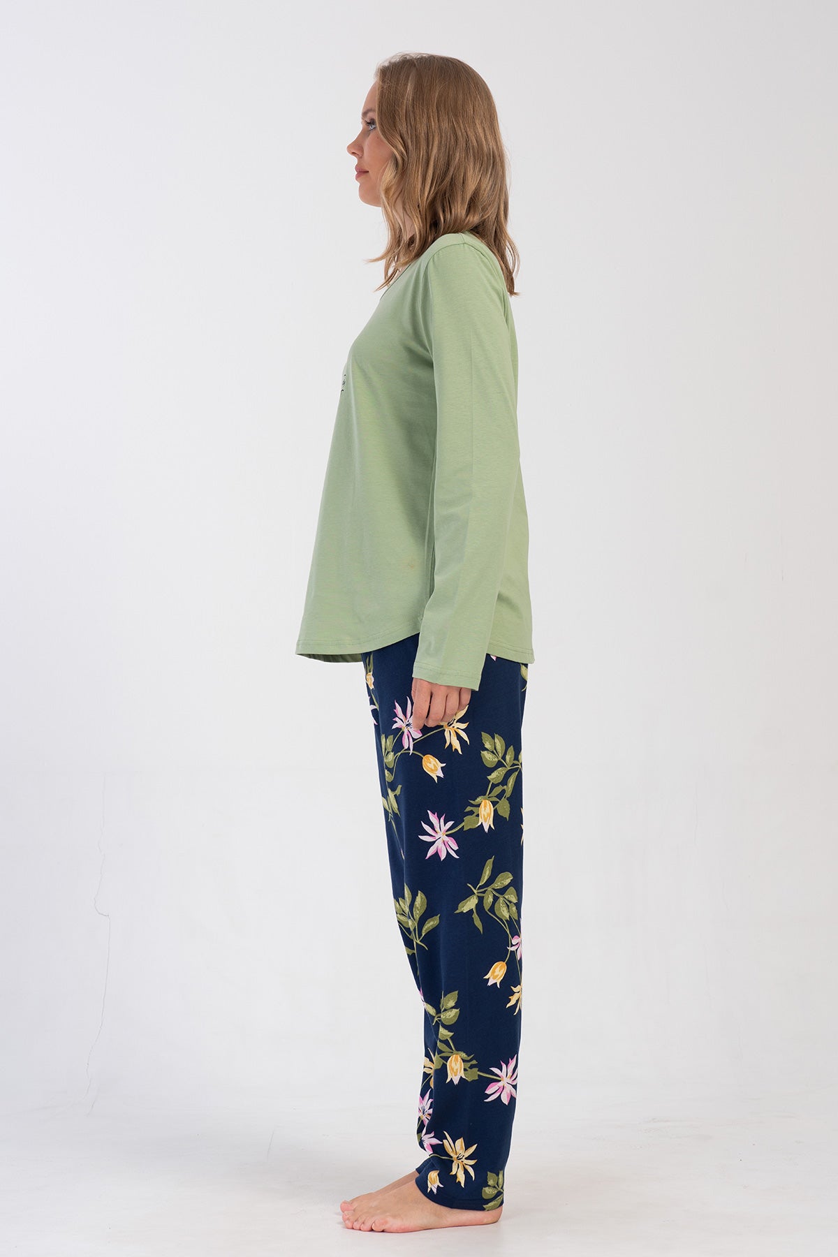 Woman Supreme Big Size Forest Pyjama Set