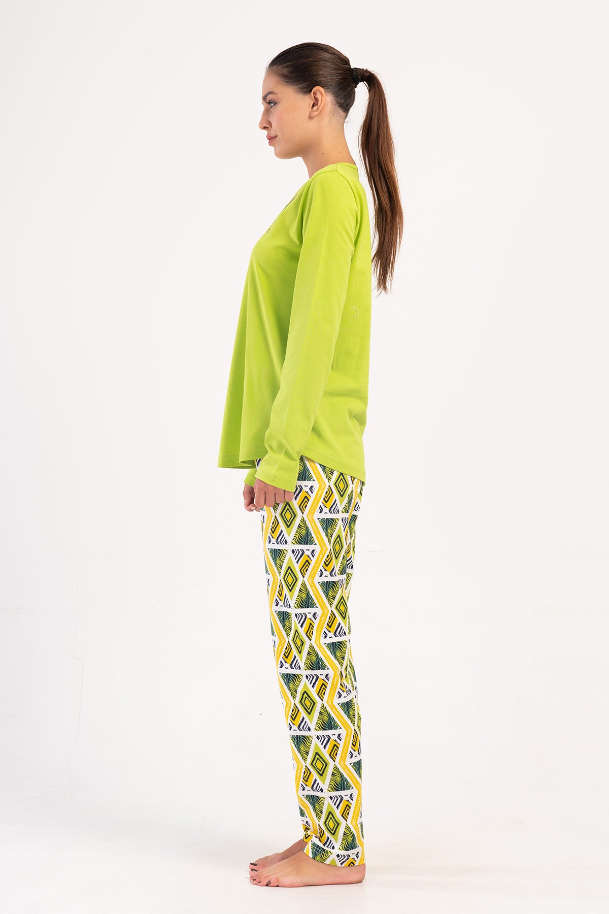 Woman Neon Supreme Big Size Pyjama Set