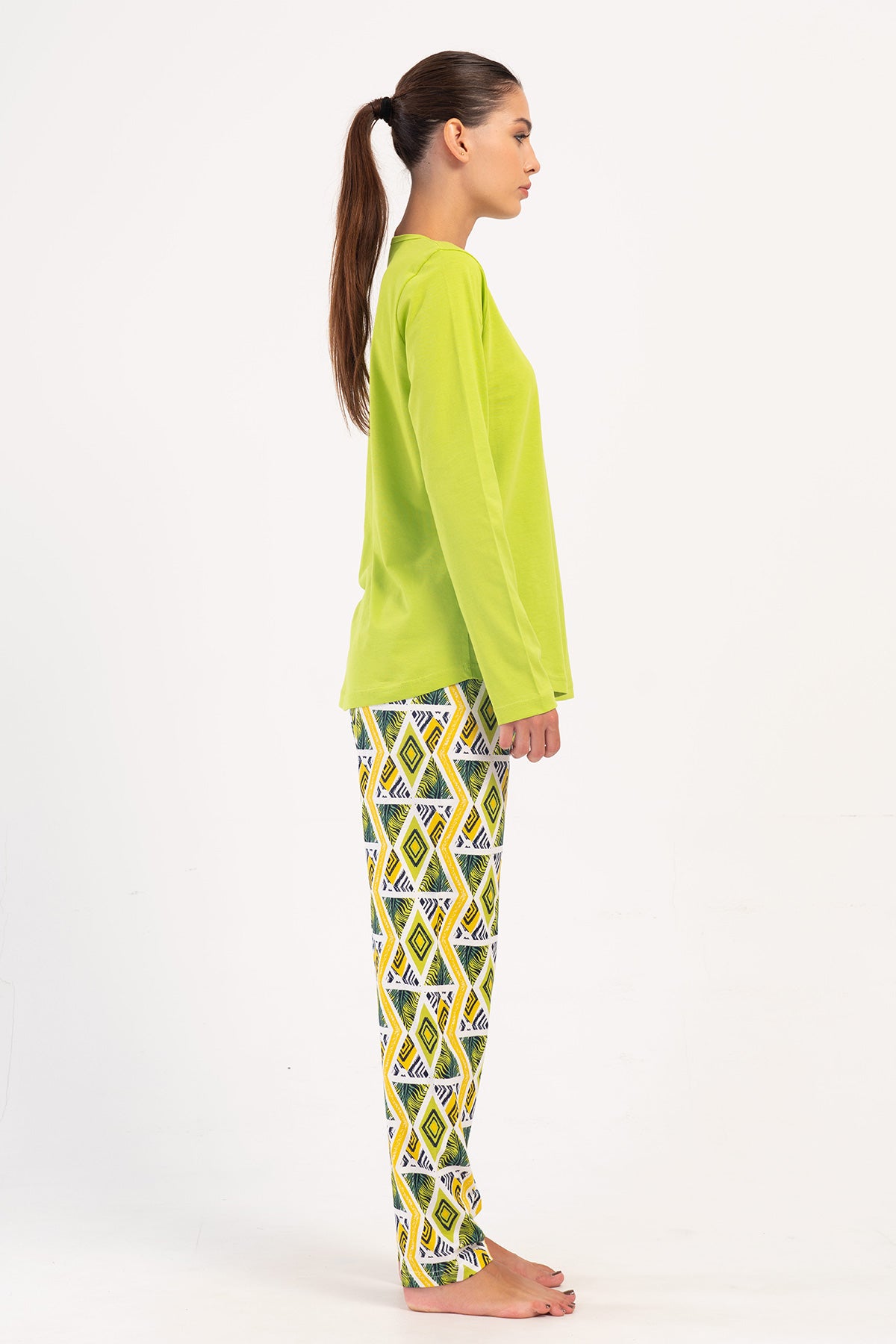 Woman Neon Supreme Big Size Pyjama Set
