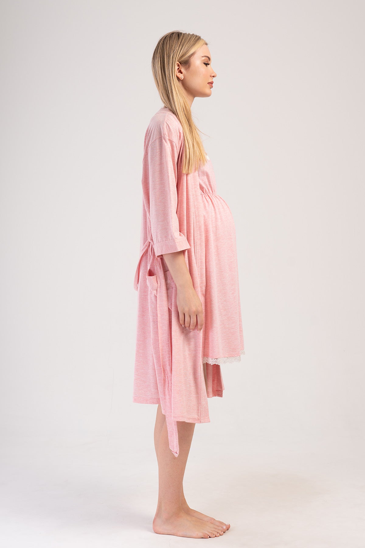 Woman Supreme Sweet Baby Pregnant Dressing Gown Set
