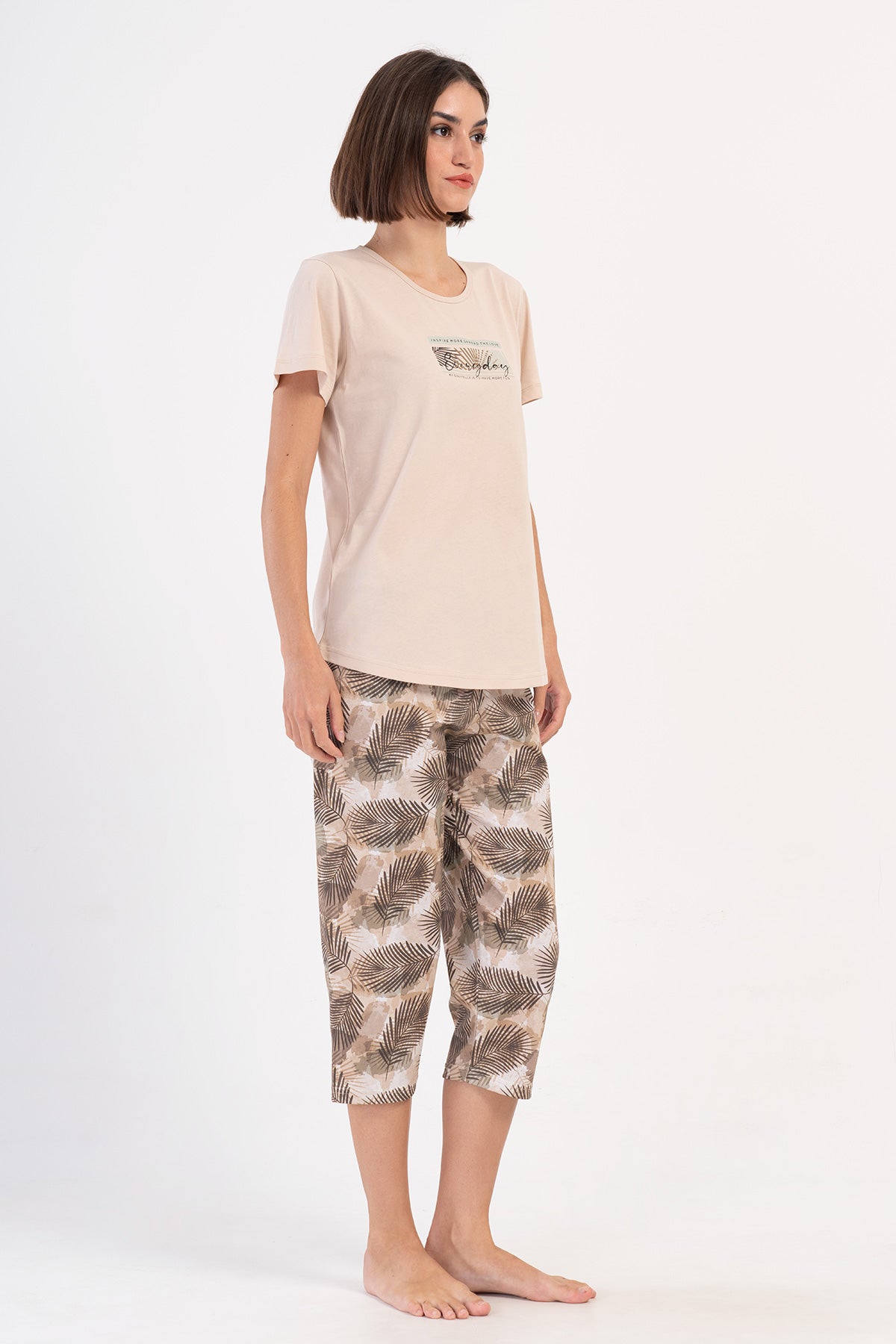Woman Supreme Pine Capri Set