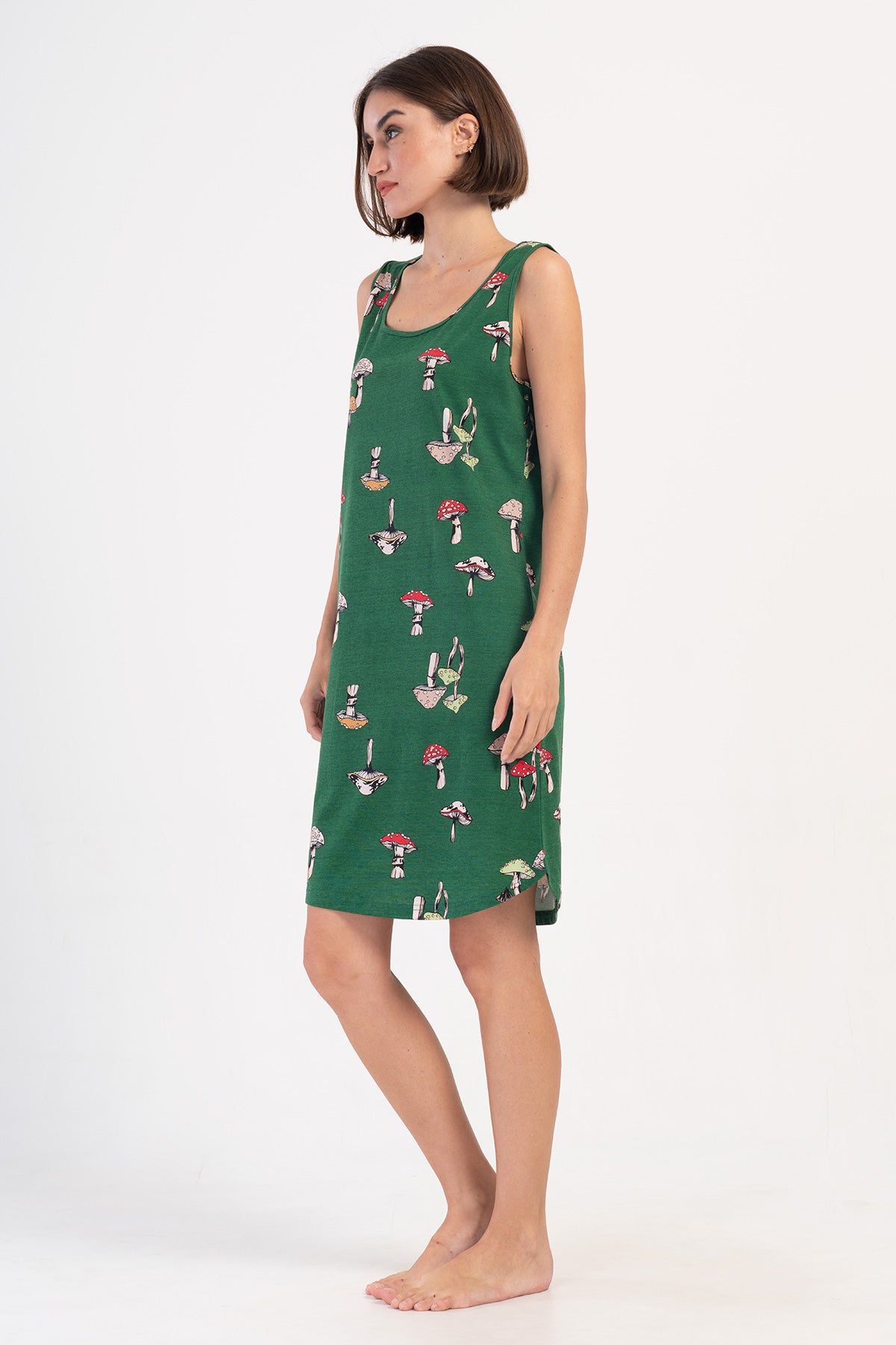 KADIN P.SUPREM KALIN ASKILI ETEGI OVAL TUNIK