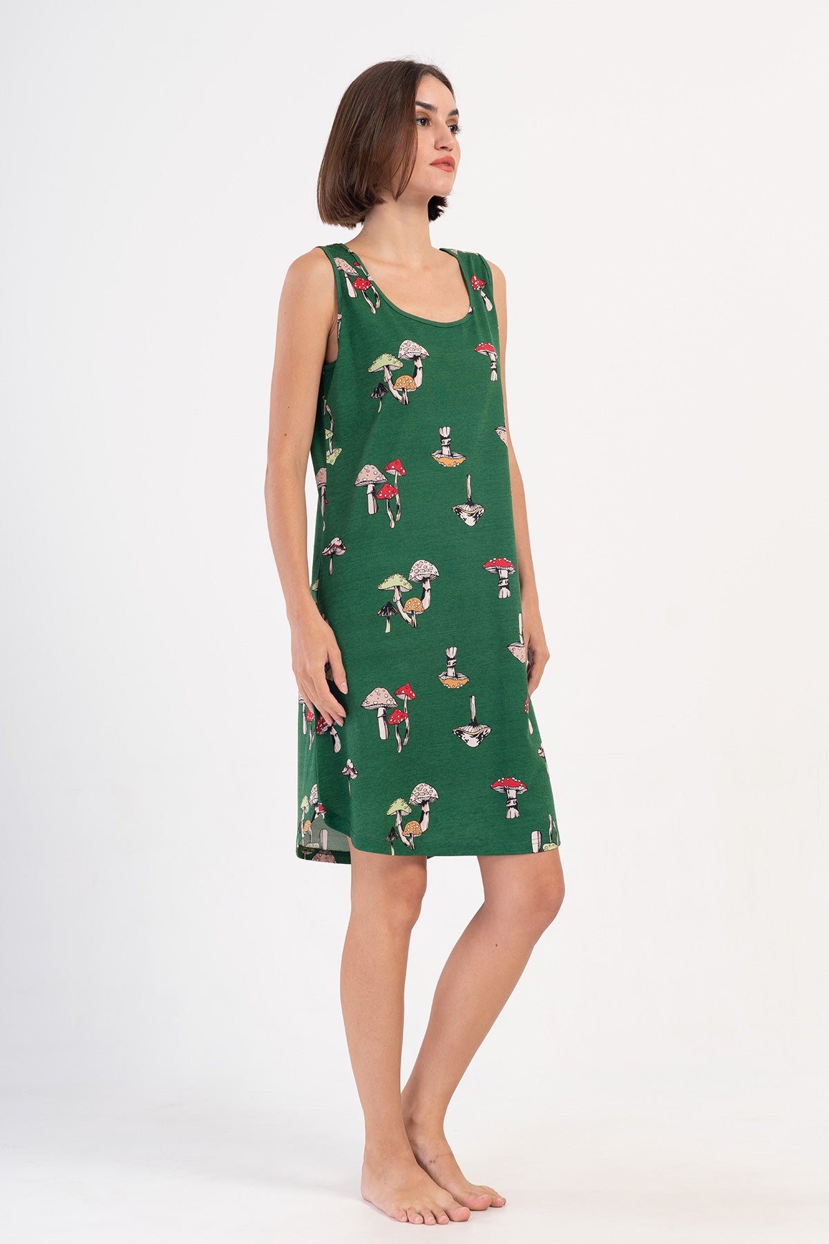 KADIN P.SUPREM KALIN ASKILI ETEGI OVAL TUNIK