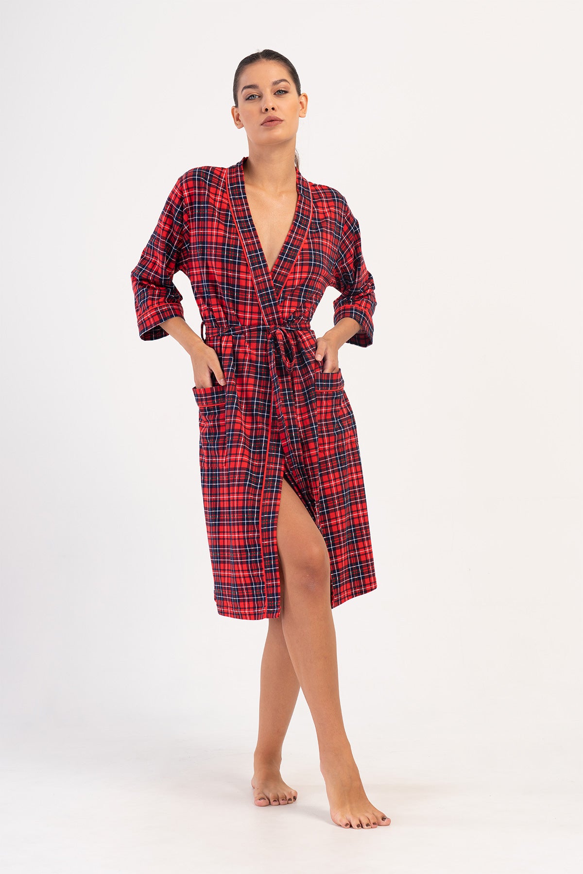 Woman Scarlet Supreme Poor Sleeve Dressing Gown