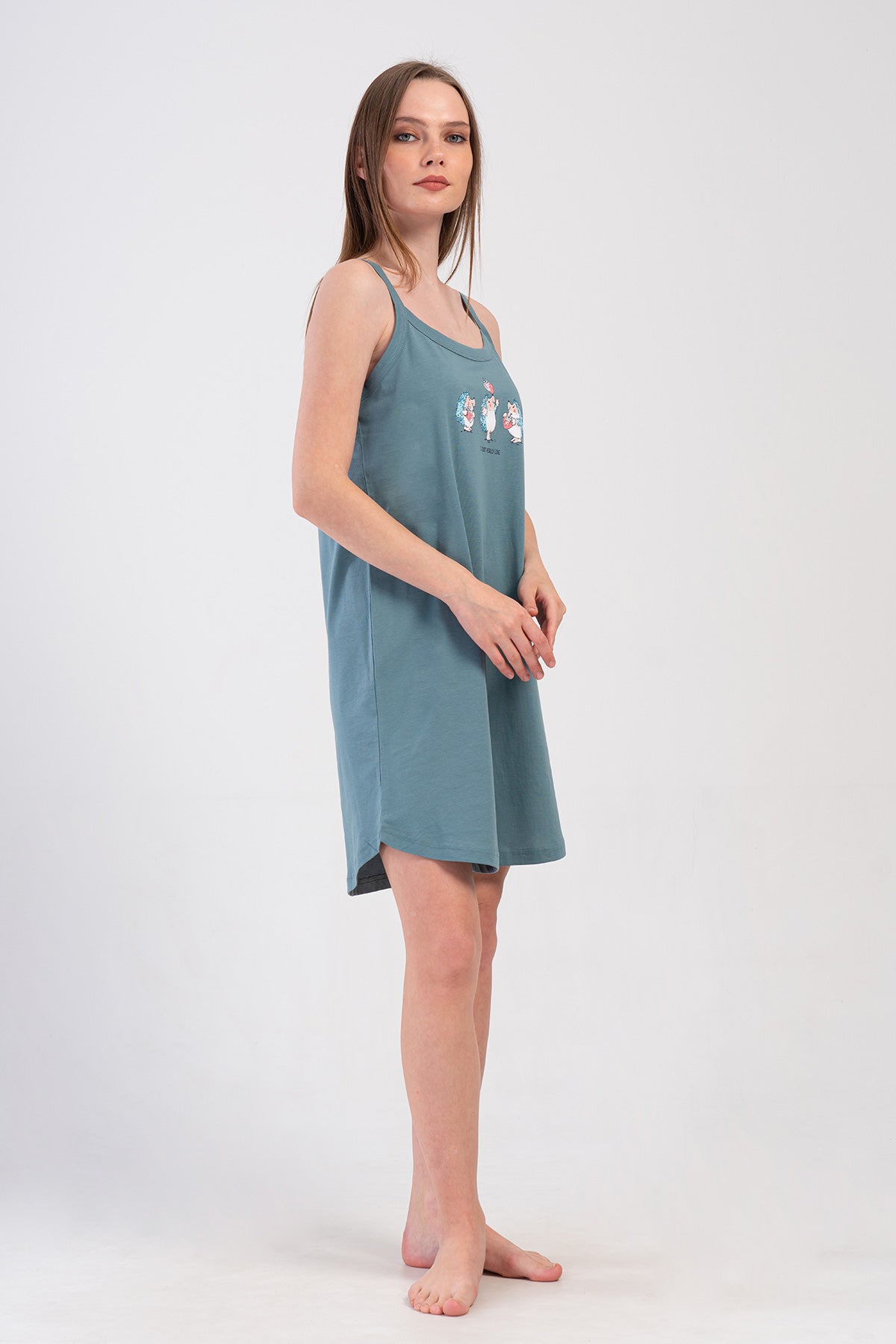 KADIN P.SUPREM XXL IP ASKILI ETEGI OVAL TUNIK