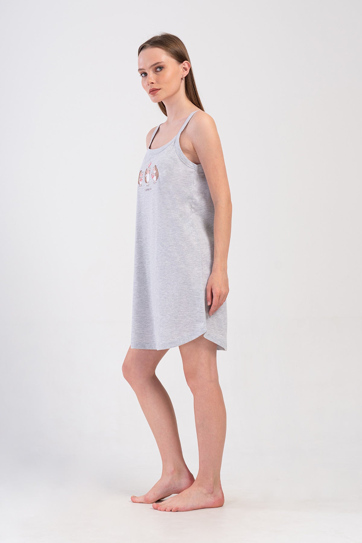 KADIN P.SUPREM XXL IP ASKILI ETEGI OVAL TUNIK