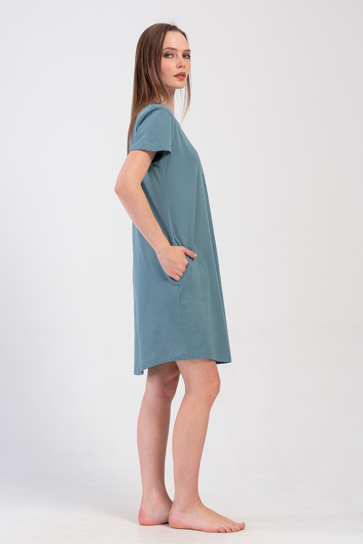 Woman Supreme Qata O Neck Tunic