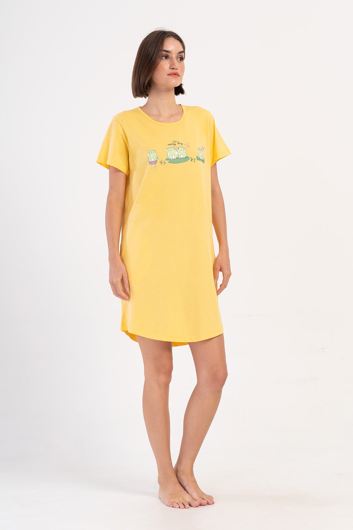 KADIN P.SUPREM O YAKA KISA KOL ETEGI OVAL CEPLI TUNIK