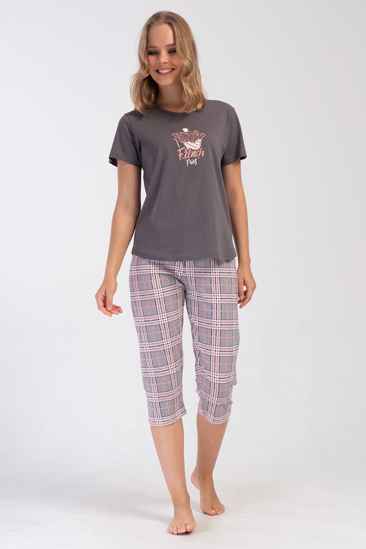 KADIN P.SUPREM O YAKA KISA KOL ETEGI OVAL KAPRI TAKIM