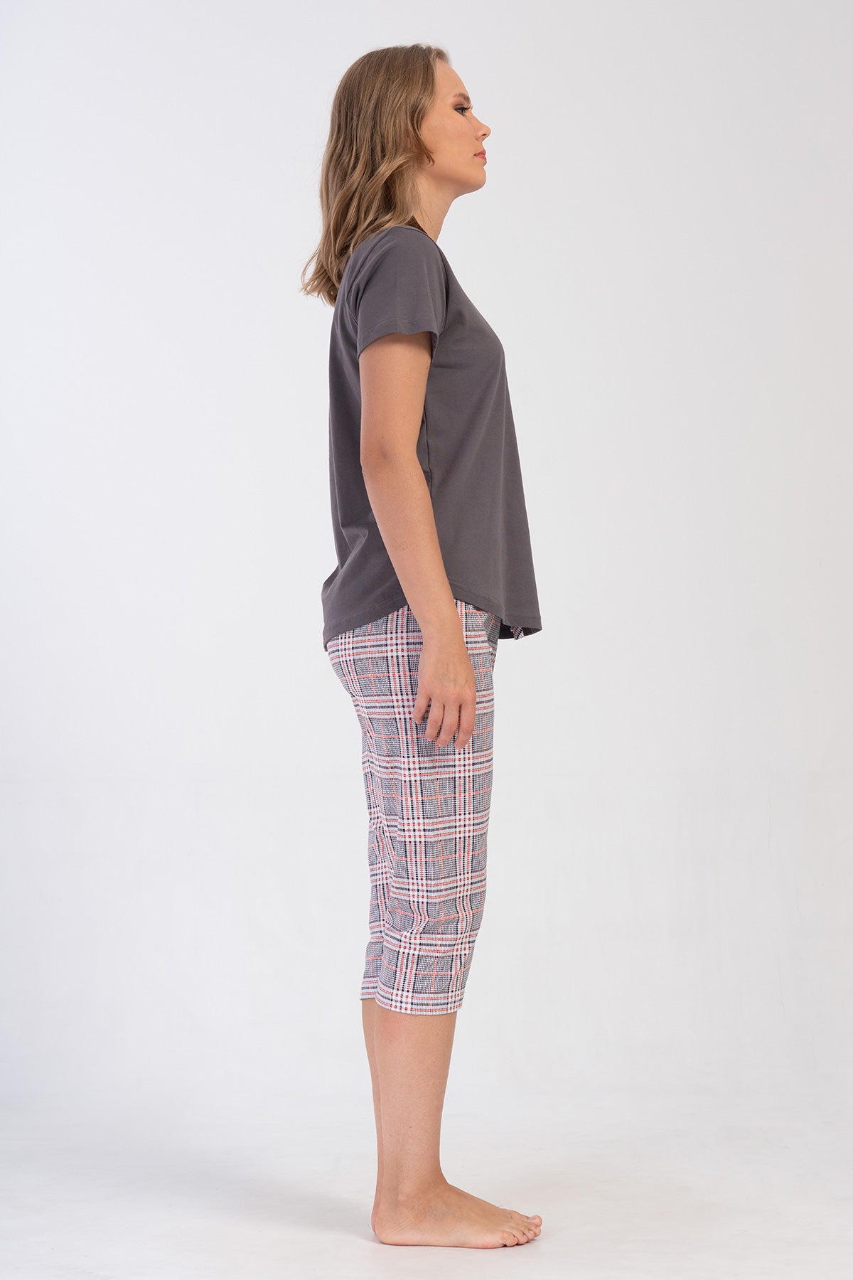 KADIN P.SUPREM O YAKA KISA KOL ETEGI OVAL KAPRI TAKIM