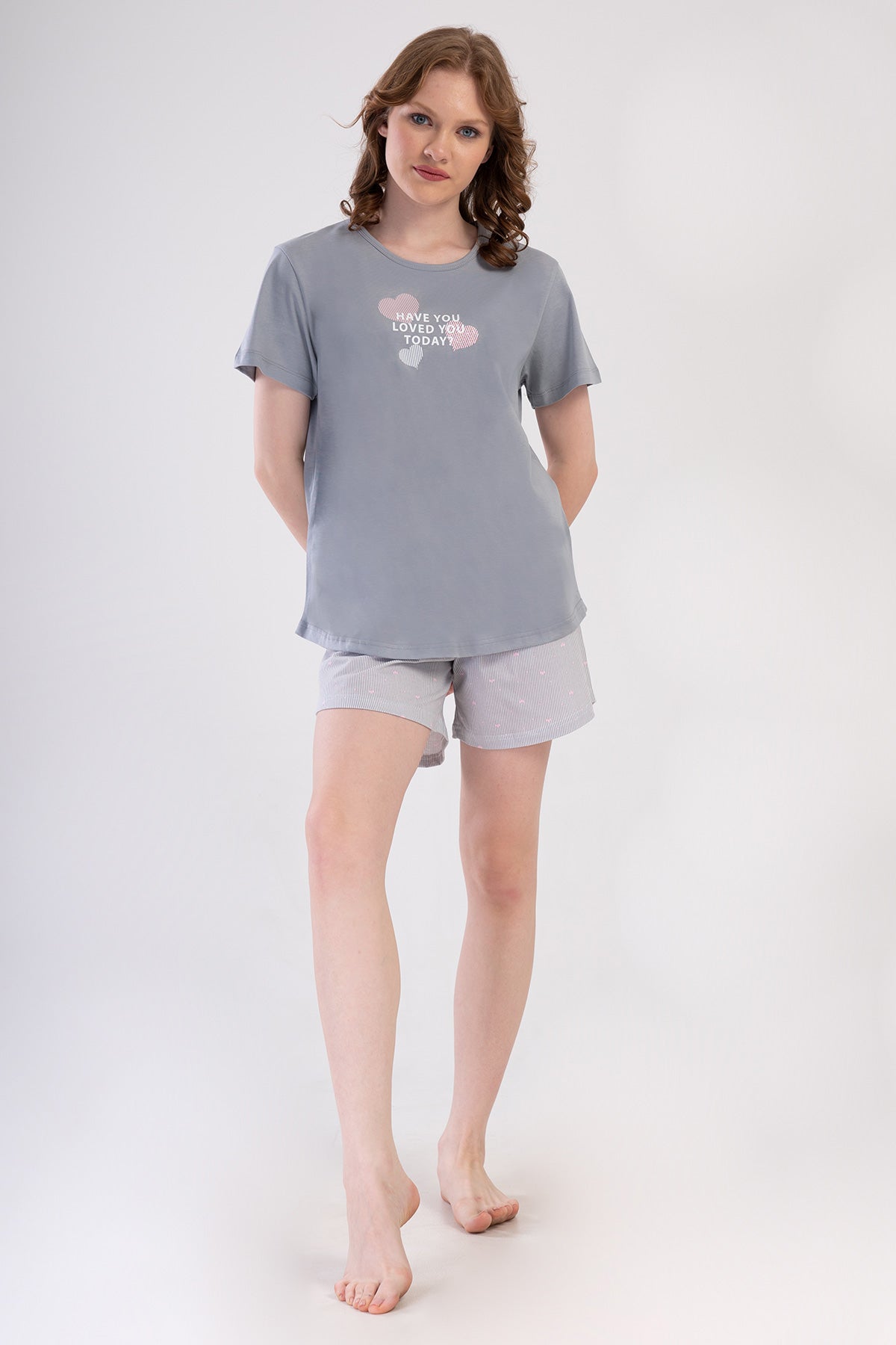 Woman Supreme Big Size Vesa Short Sleeve Short Set
