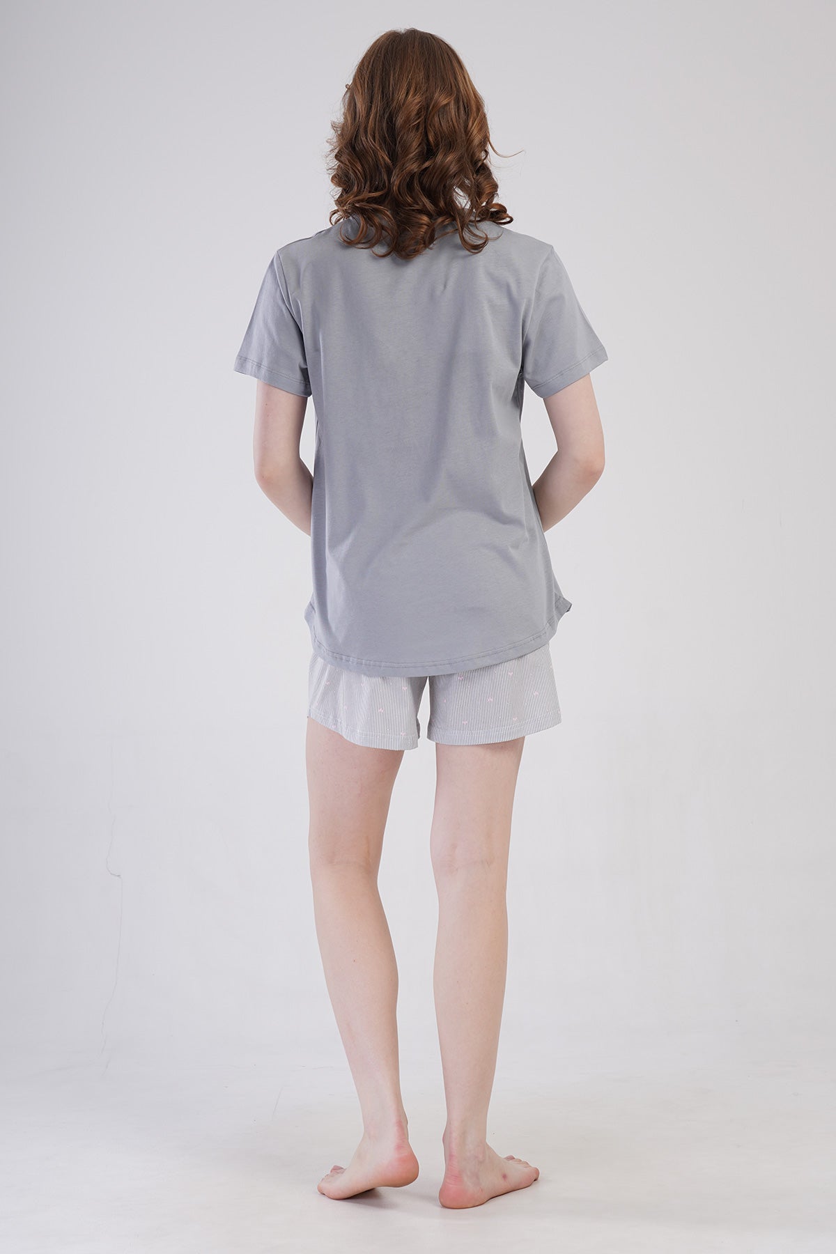 Woman Supreme Big Size Vesa Short Sleeve Short Set