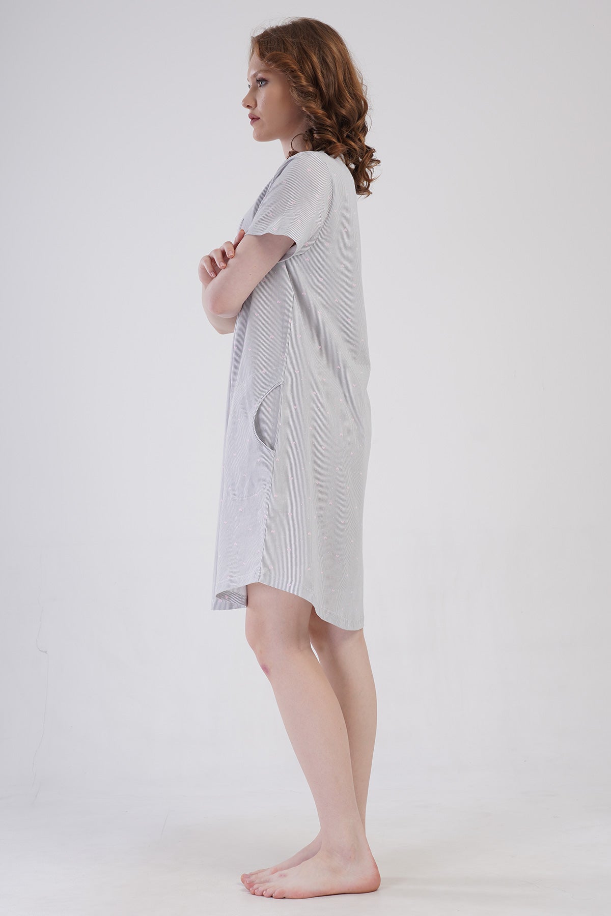 Woman Supreme Big Size Vesa Short Sleeve Tunic