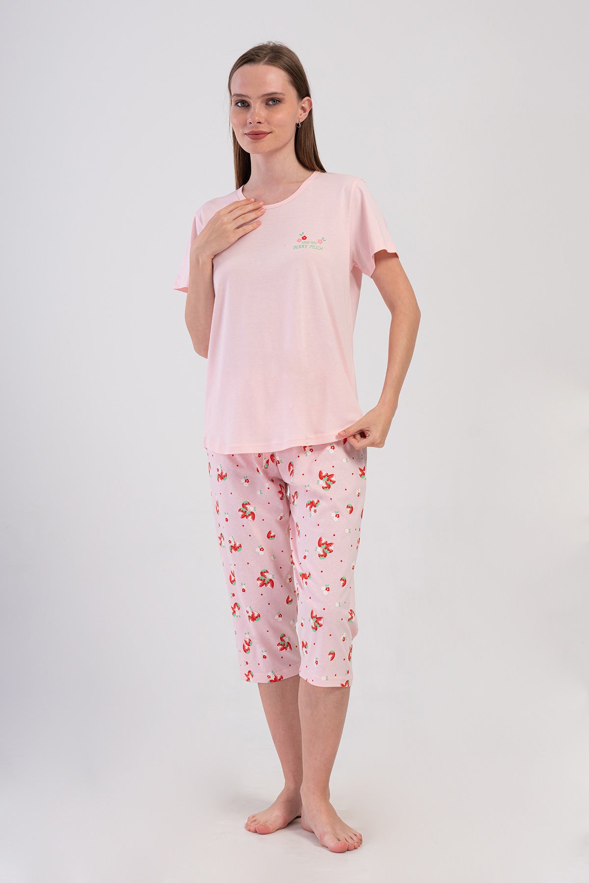 Woman Supreme Big Size Geda Capri Set