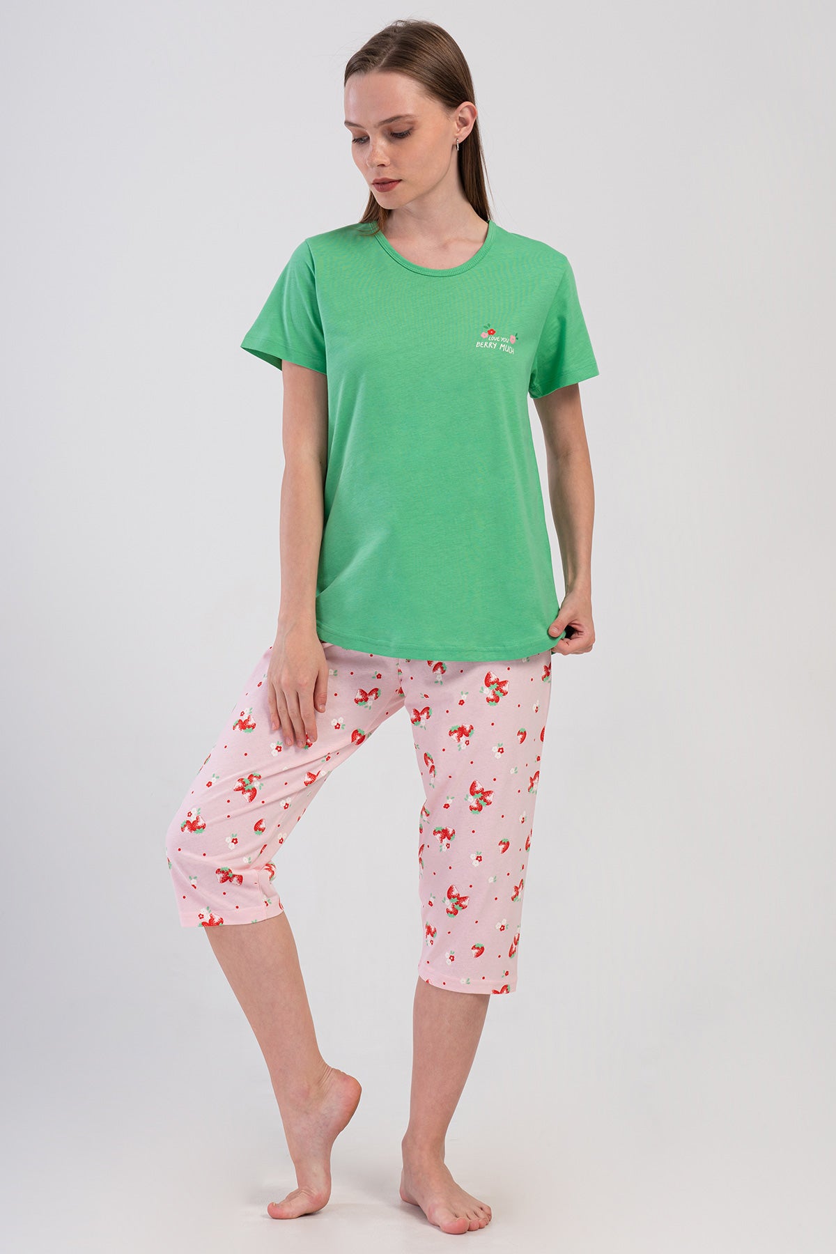 Woman Supreme Big Size Geda Capri Set