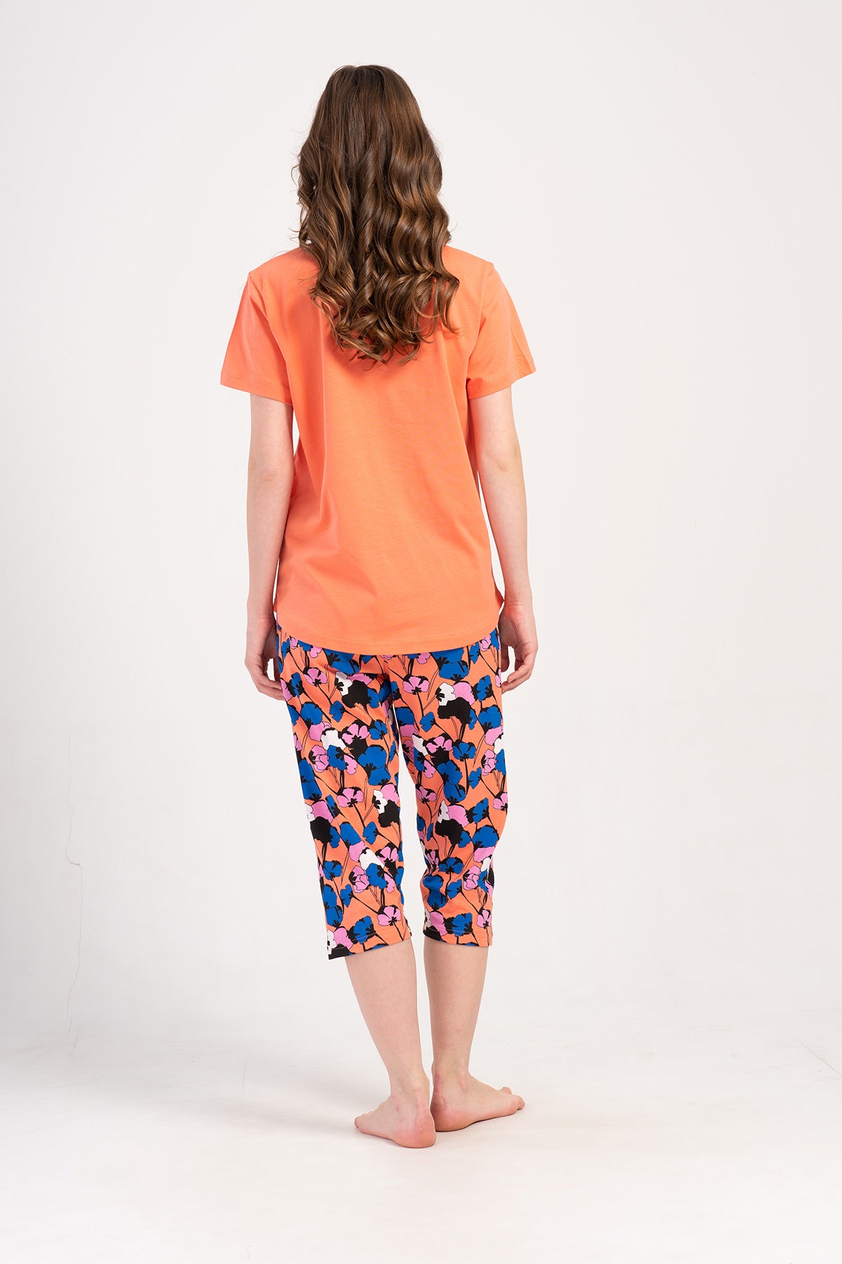 Woman Supreme Big Size Saqa Capri Set