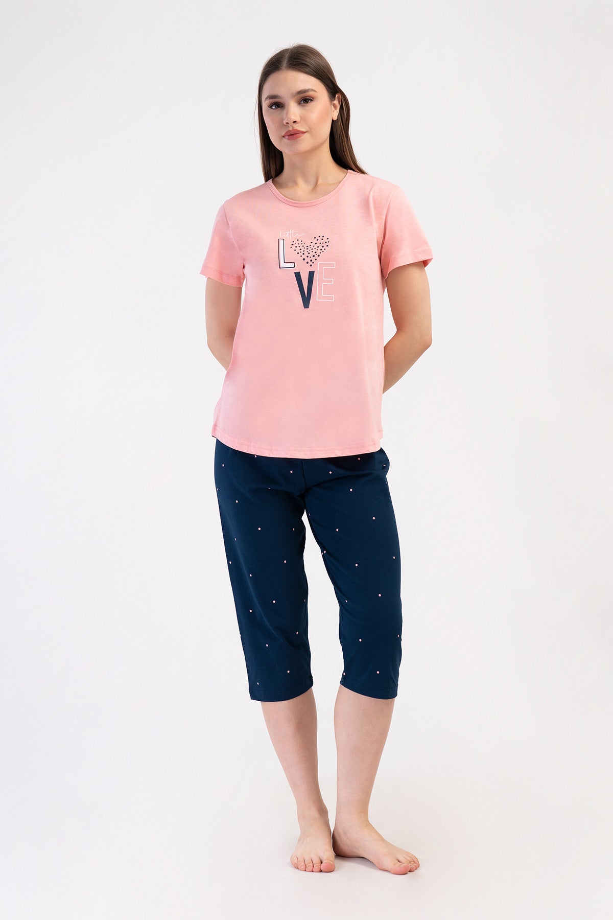 Woman Supreme Big Size Luta Capri Set