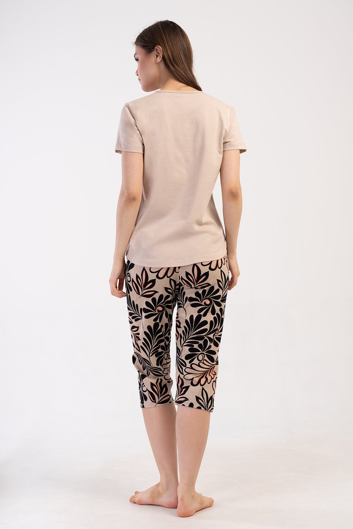 KADIN P.SUPREM O YAKA KISA KOL ETEGI OVAL KAPRI TAKIM