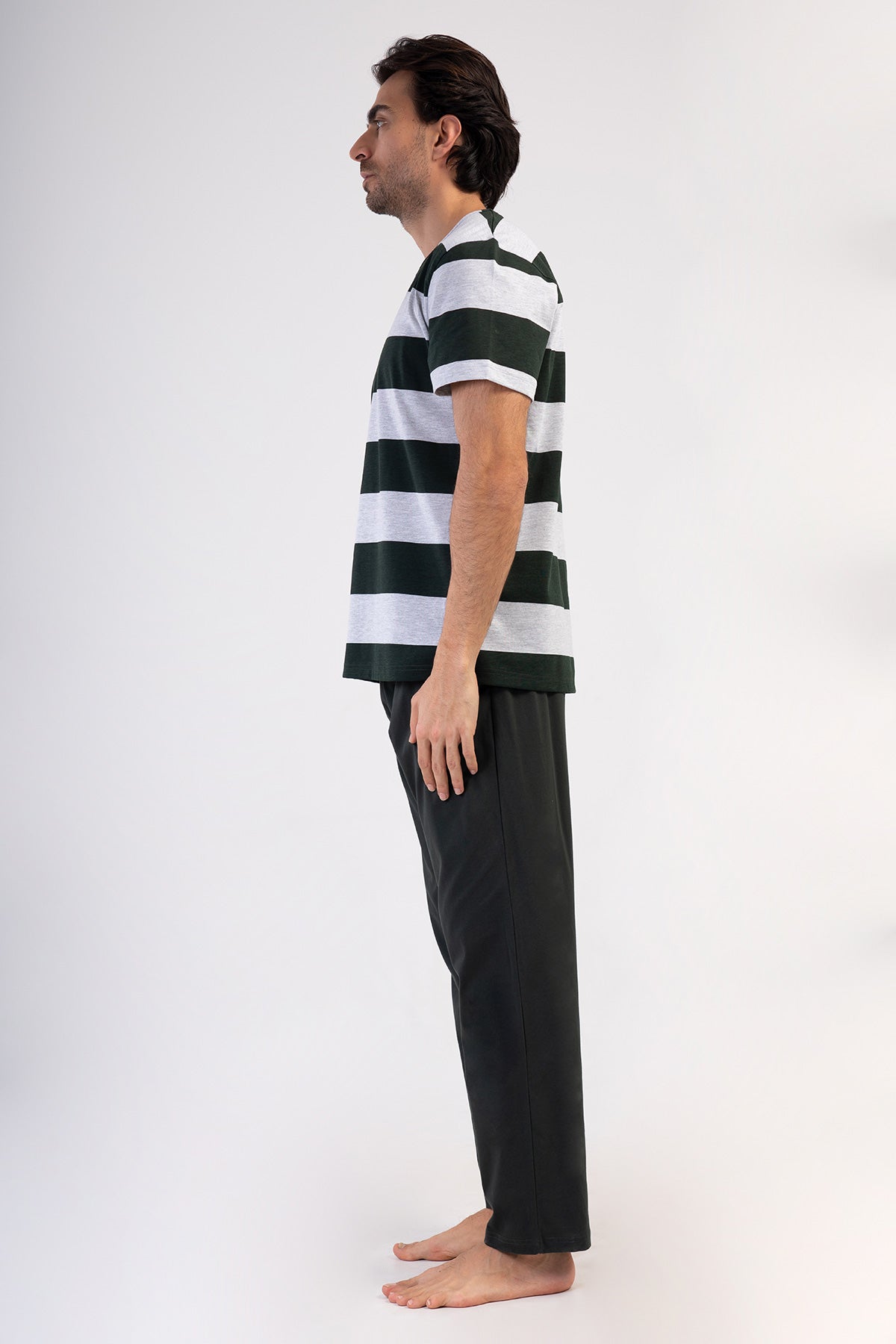 CEPLI ERKEK P.SUPREM O YAKA KISA KOL PIJAMA TAKIM