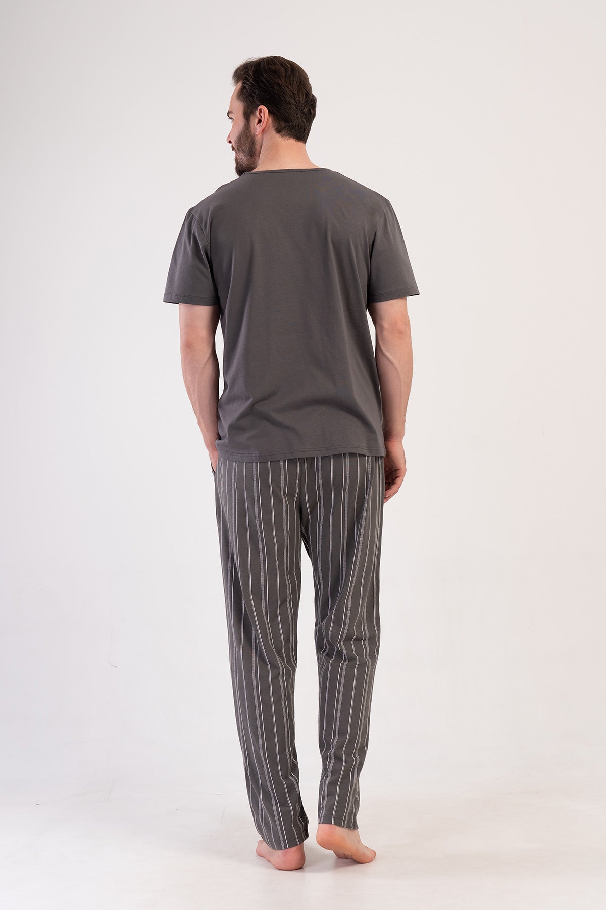 CEPLI ERKEK P.SUPREM O YAKA KISA KOL PIJAMA TAKIM