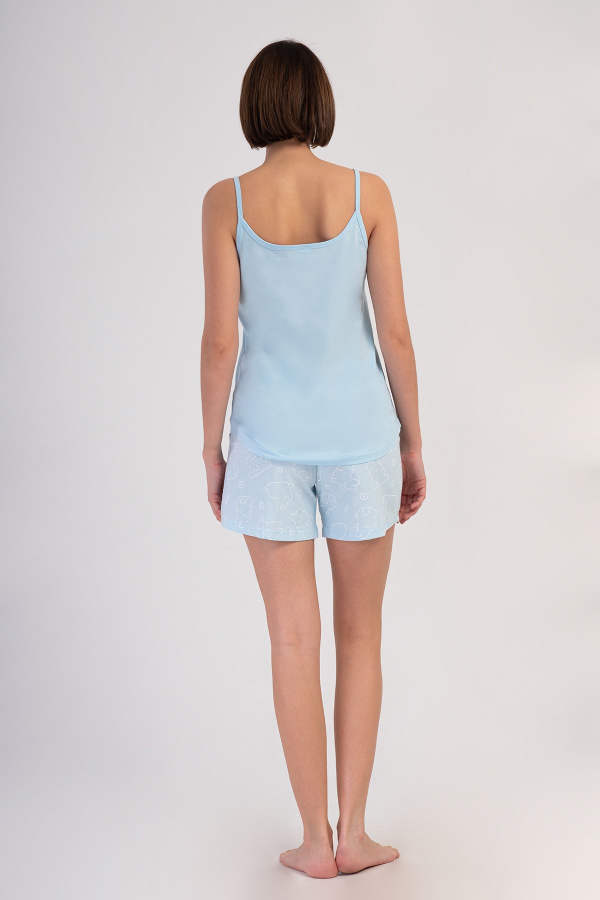 Woman Supreme Soft Blue Short Set
