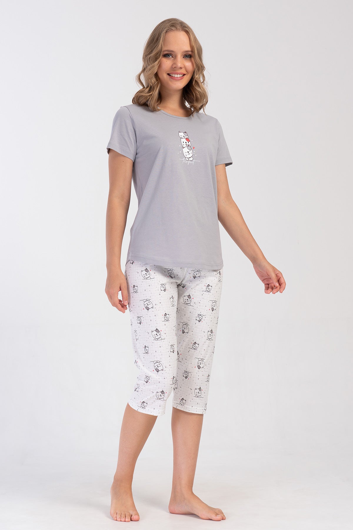 KADIN P.SUPREM O YAKA KISA KOL ETEGI OVAL KAPRI TAKIM