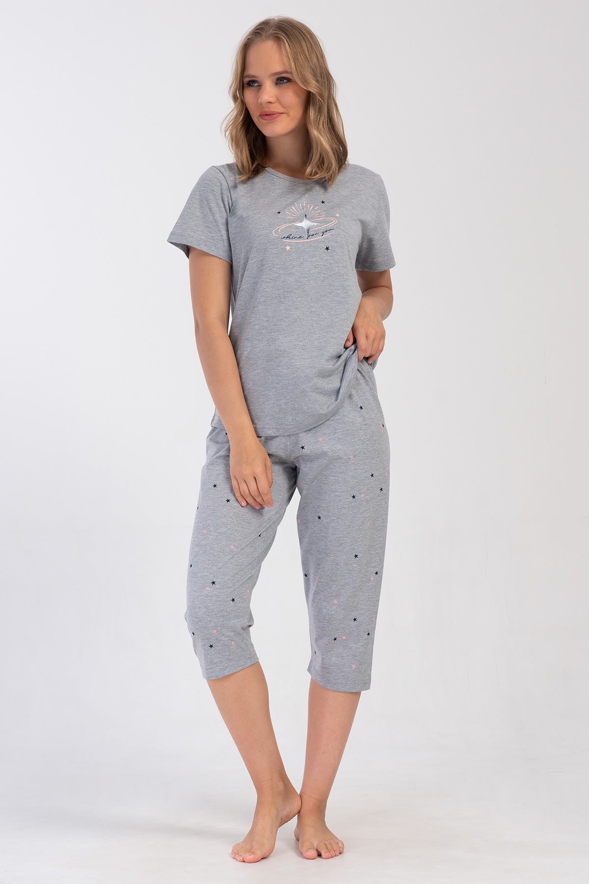 Woman Supreme Big Size Kanna Capri Set