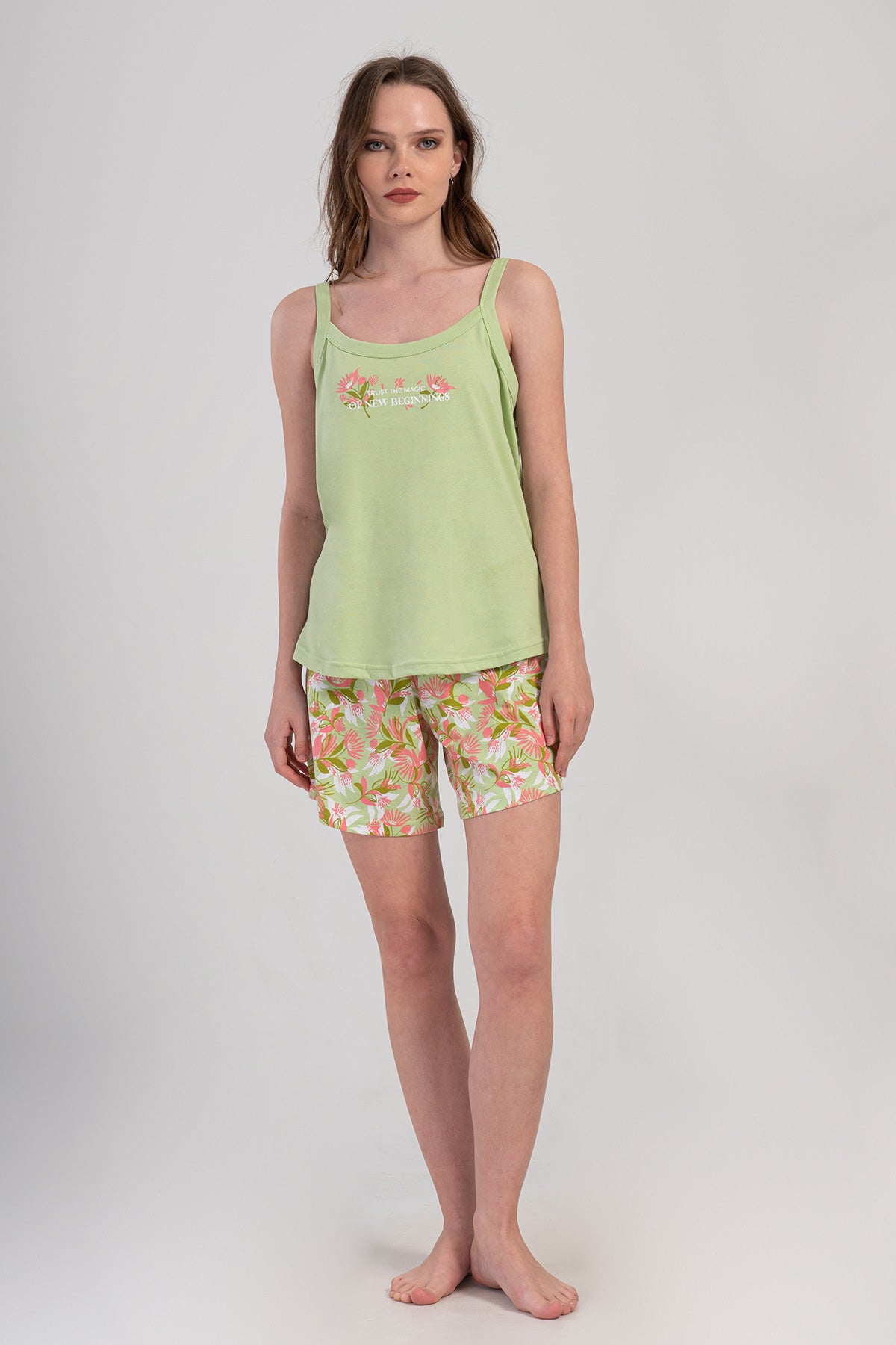 Woman Supreme Big Size Lase Short Set