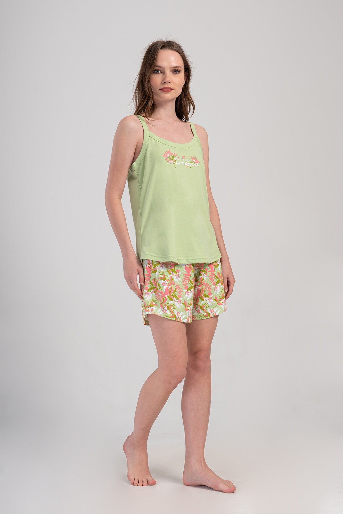 Woman Supreme Big Size Lase Short Set