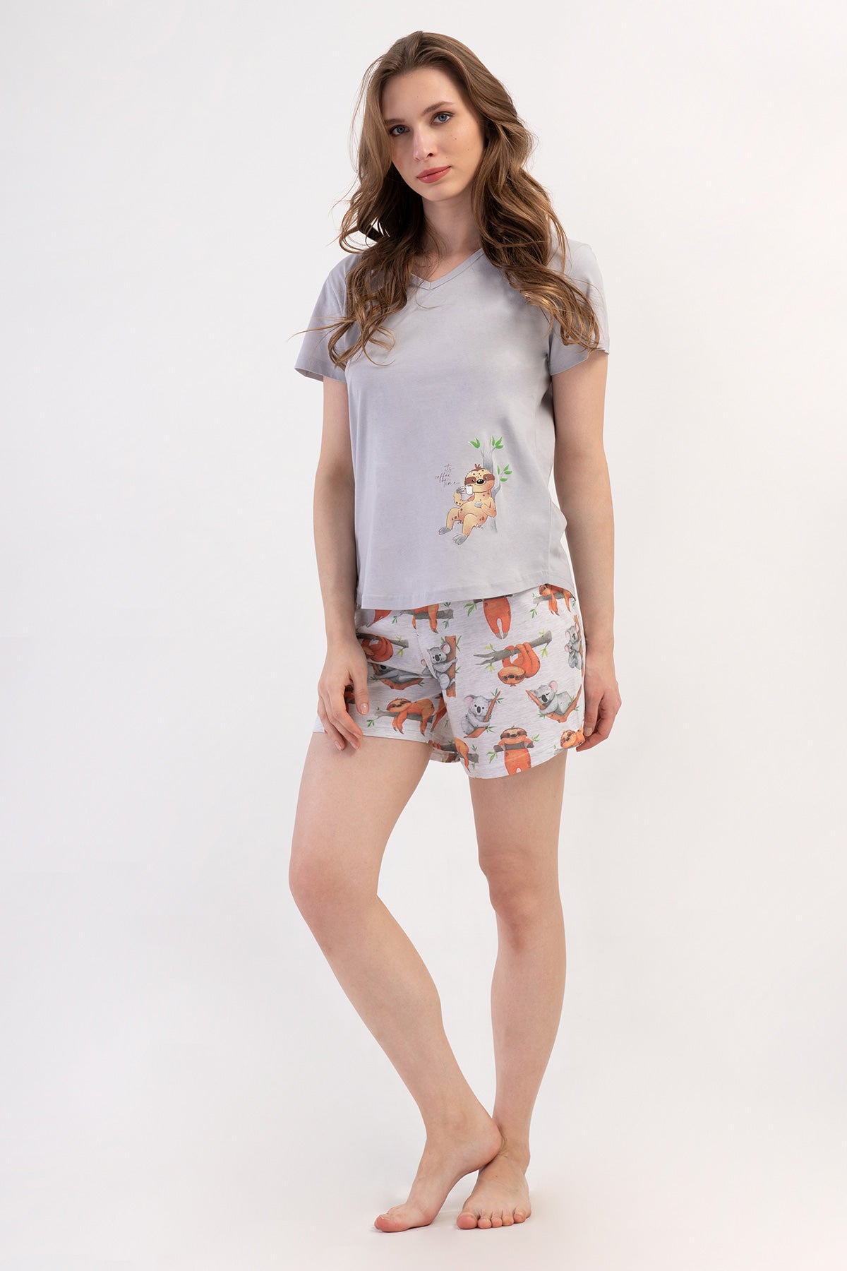 Woman Supreme Catta V Neck Short Set