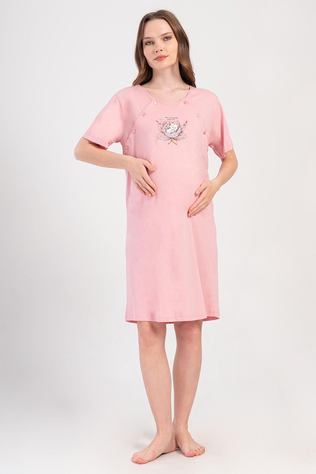 Woman Supreme Voba Pregnant Dressing Gown Set
