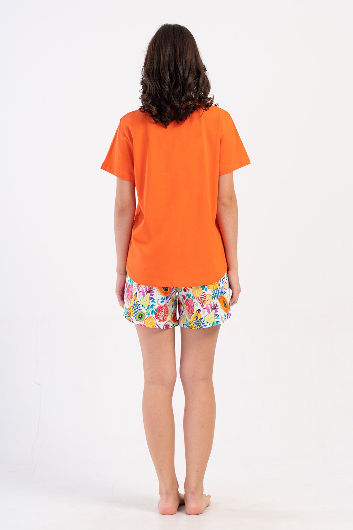 Woman Supreme Big Size Qesa Colorful Short Set